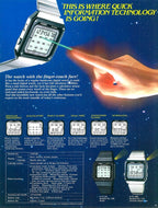 Casio TC-500 the first touchscreen watch Japan 1983 - VINDIGI