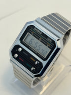 Casio Vintage Digital Stainless Steel A100WE Watch