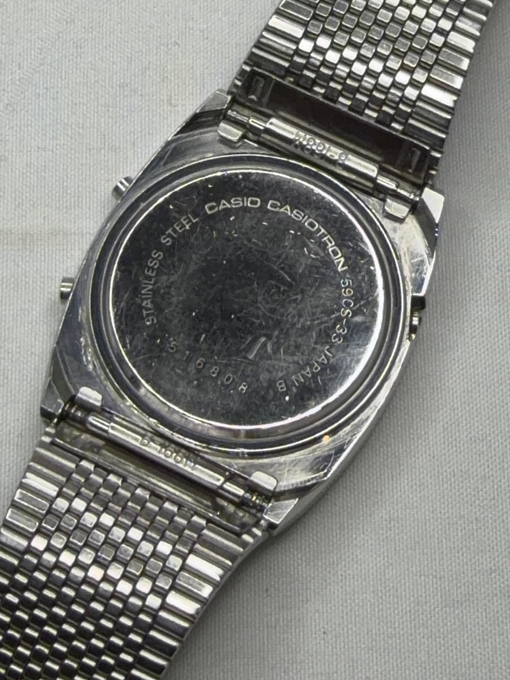 Casio Casiotron Watch 59CS-33 Vintage Japan Made in 1977