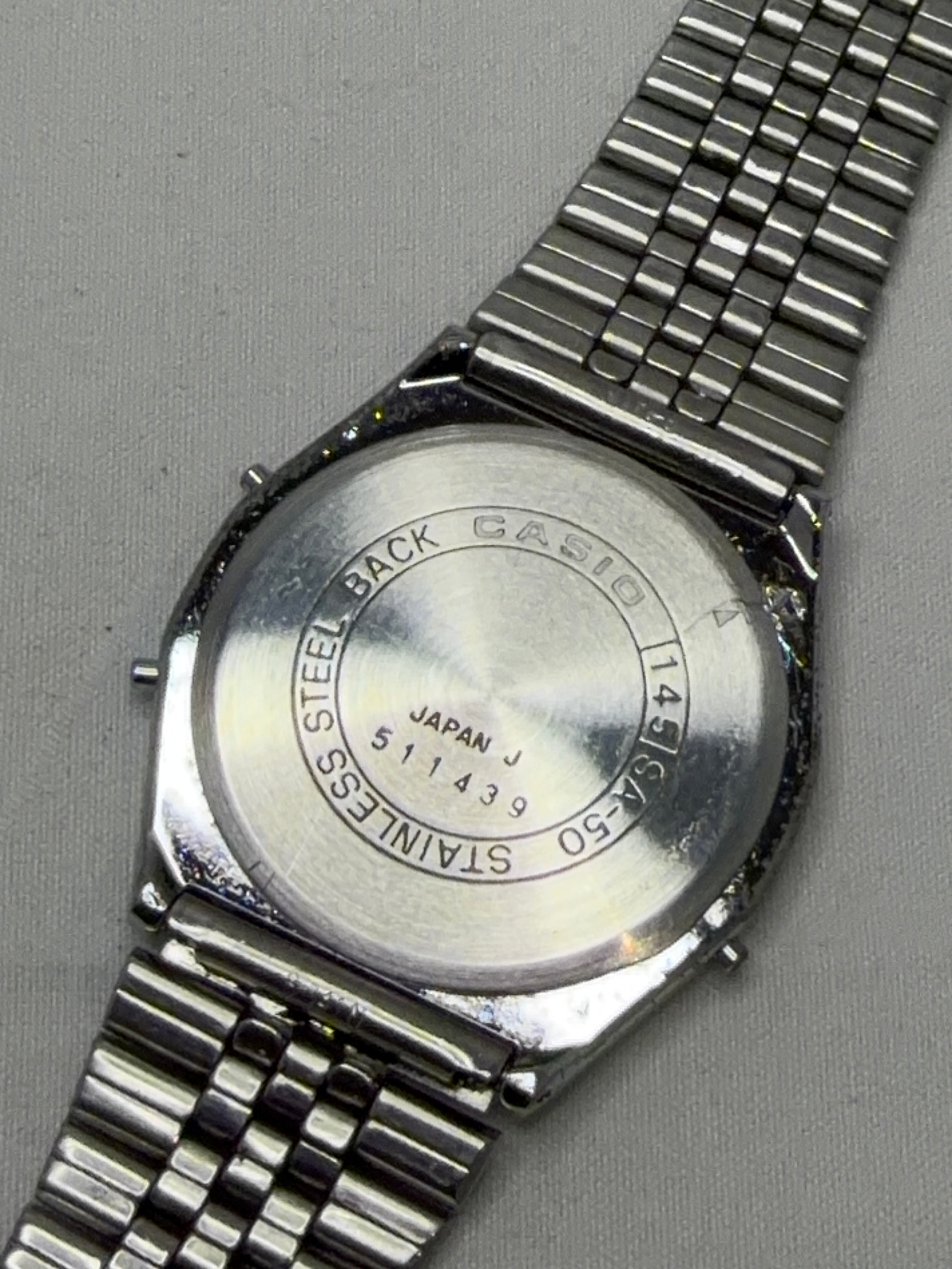 Very Rare CASIO SA-50 80s Ultra-Thin Digital Watch From 1984 Japan Import