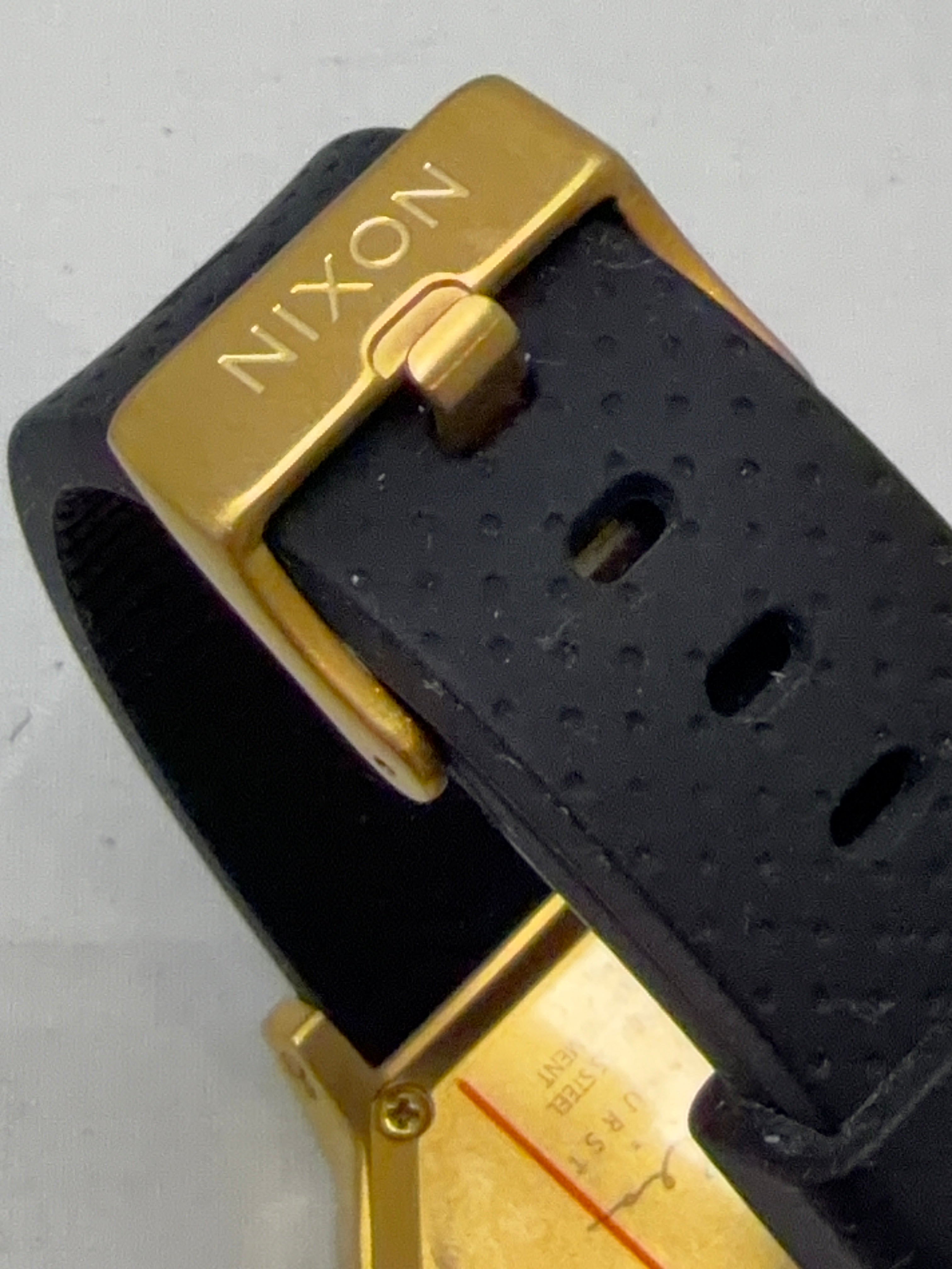 Nixon The Siren Stainless Steel Leila Hurst Signature Series- Gold Toned Watch