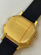 Nixon The Siren Stainless Steel Leila Hurst Signature Series- Gold Toned Watch