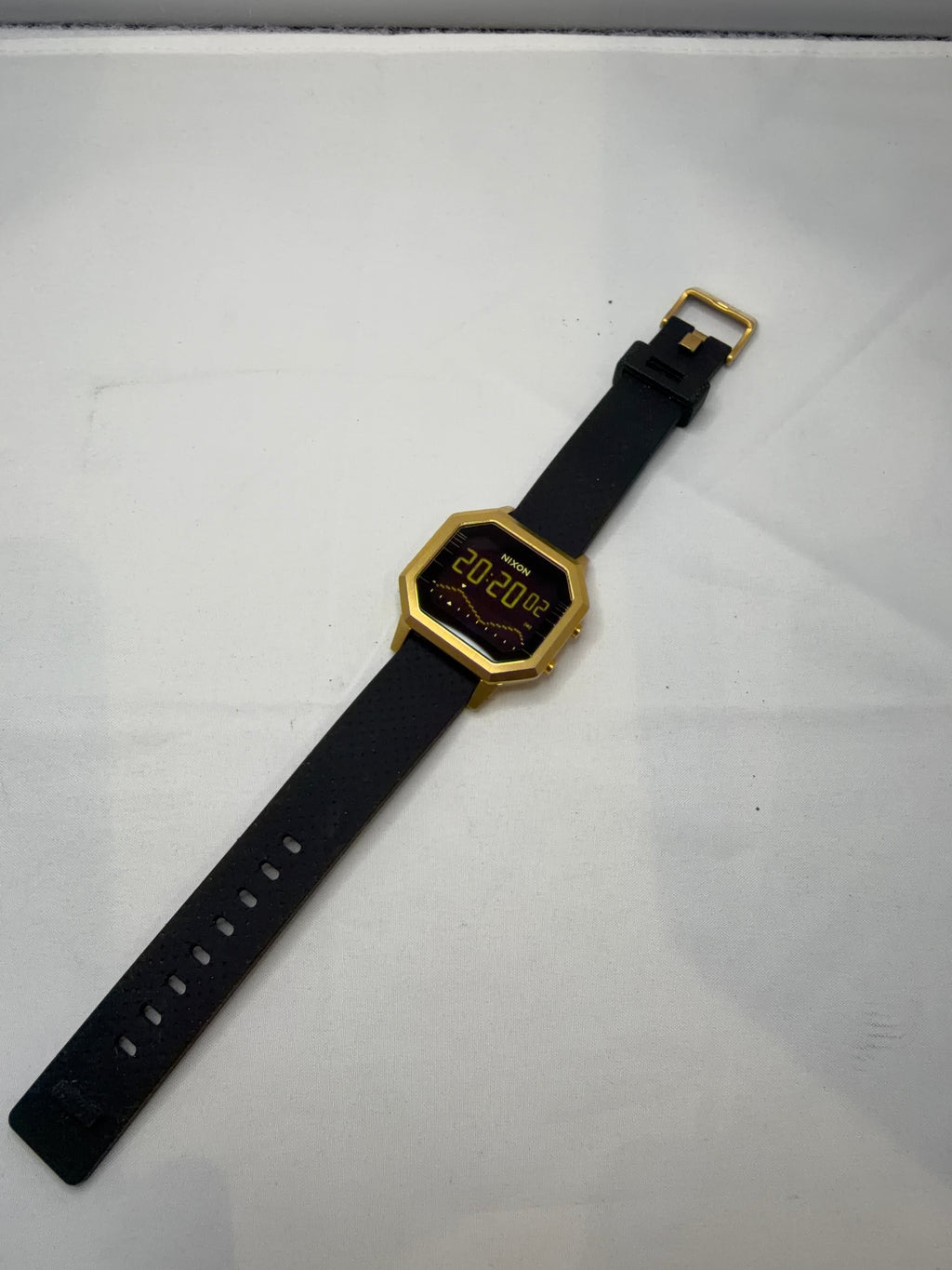 Nixon The Siren Stainless Steel Leila Hurst Signature Series- Gold Toned Watch