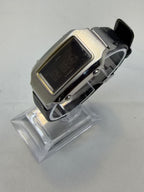 Vintage Casio C-Sphere CSE-002 Watch 1635 Retro Silver Black Rare Japan Import