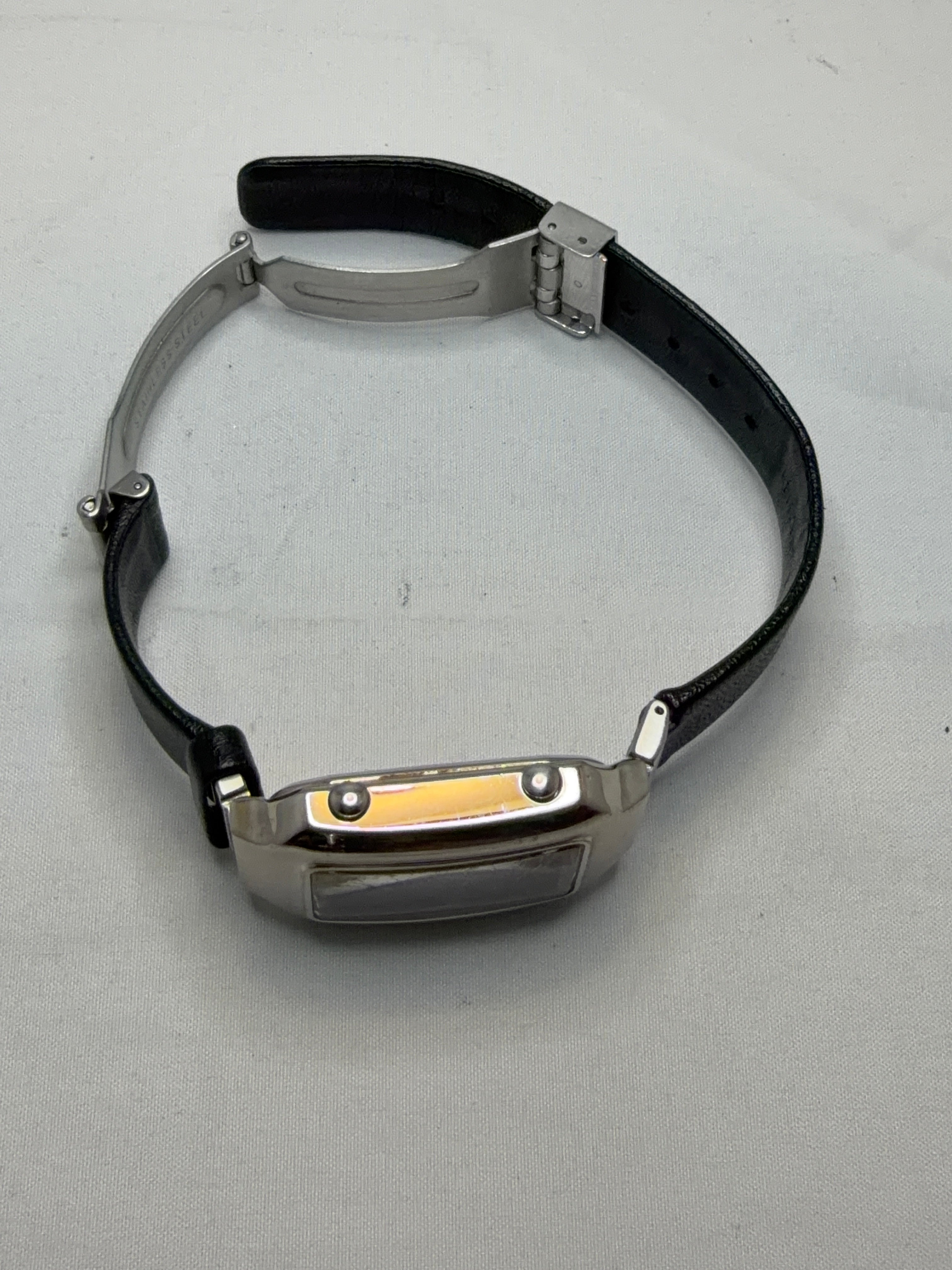 Vintage Casio C-Sphere CSE-002 Watch 1635 Retro Silver Black Rare Japan Import