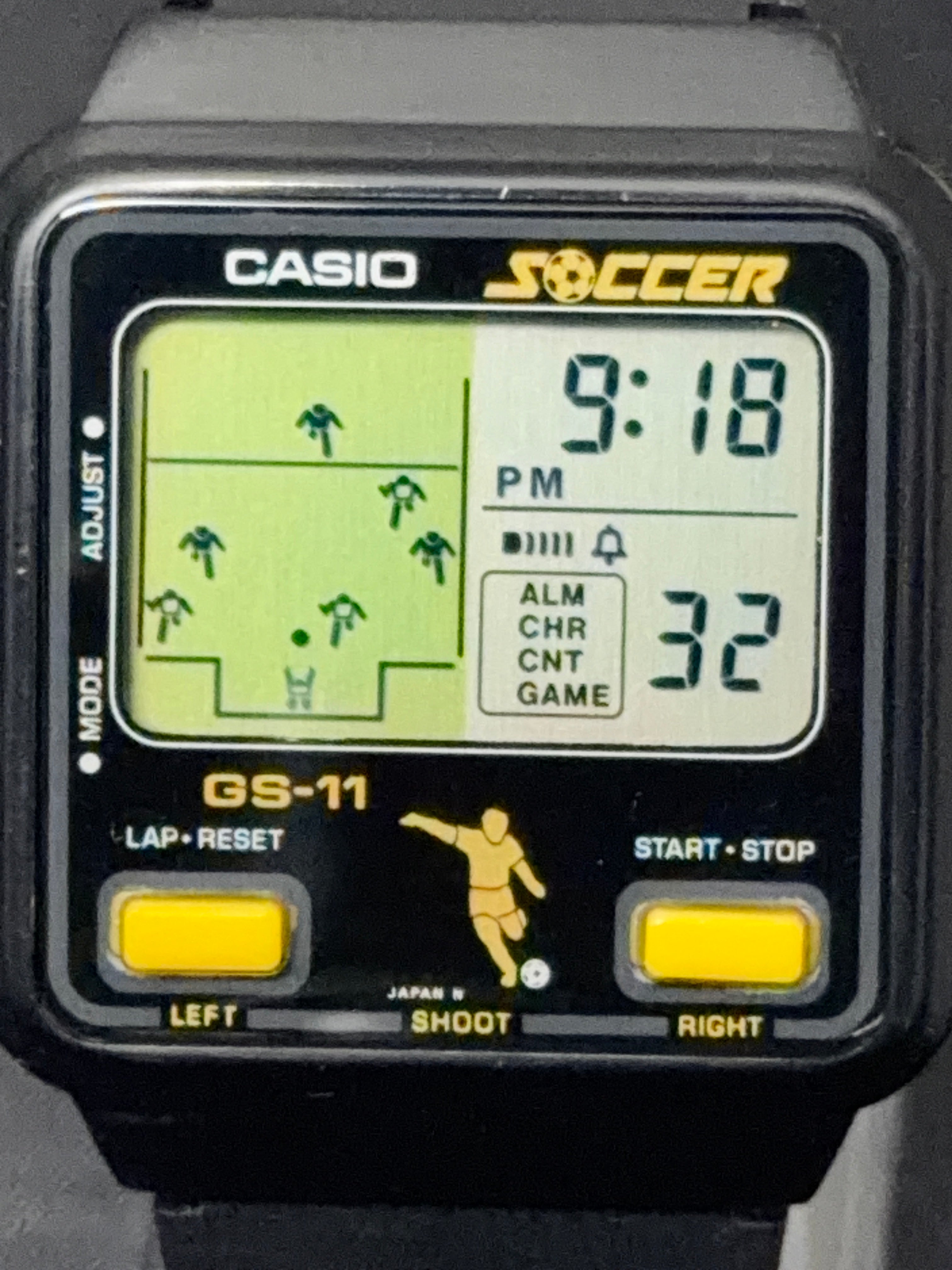 Casio GS-11 Soccer (Football) game watch
