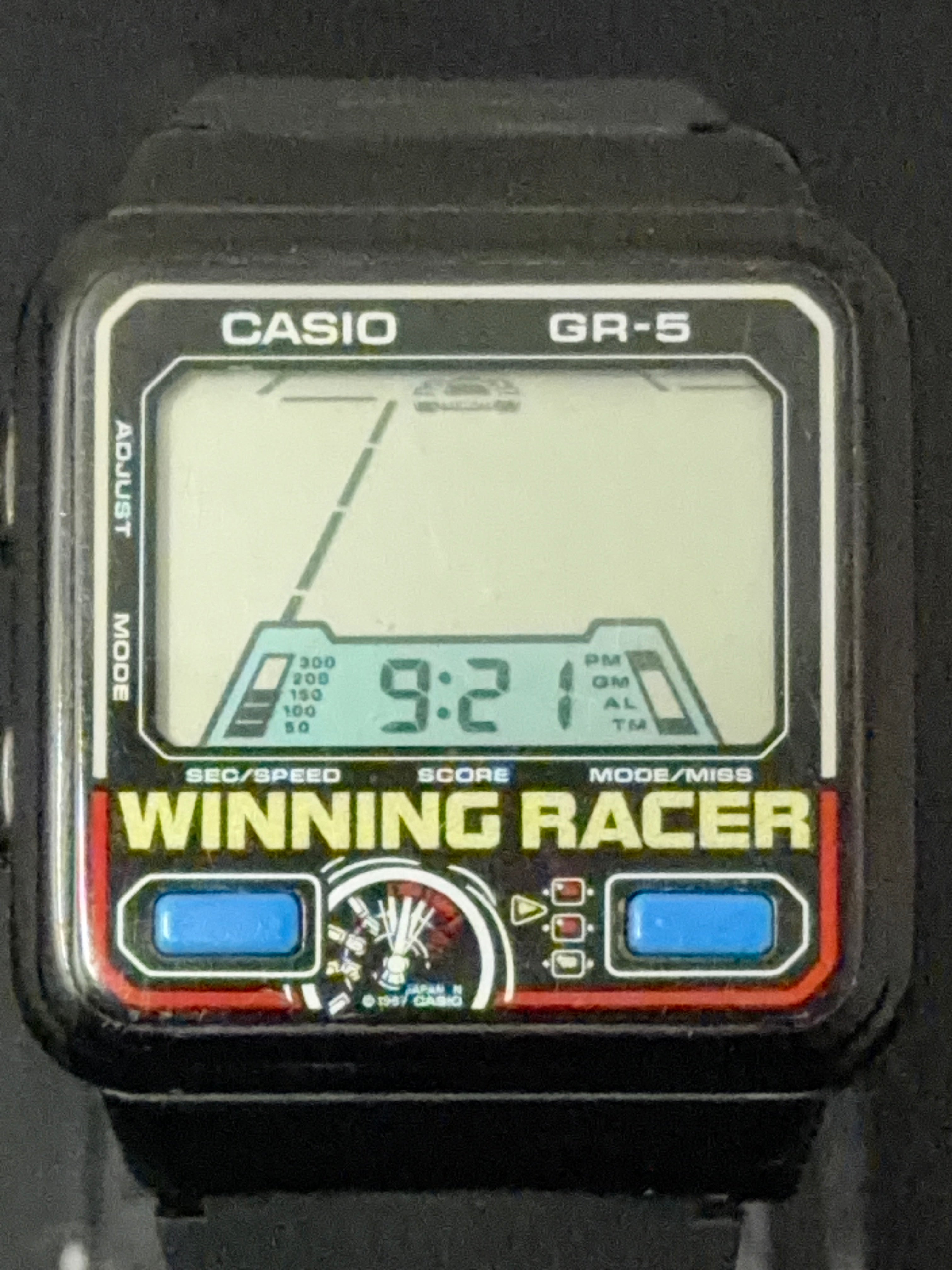 Casio Game Watch GR-5, famously known as the "Winning Racer" very rare!