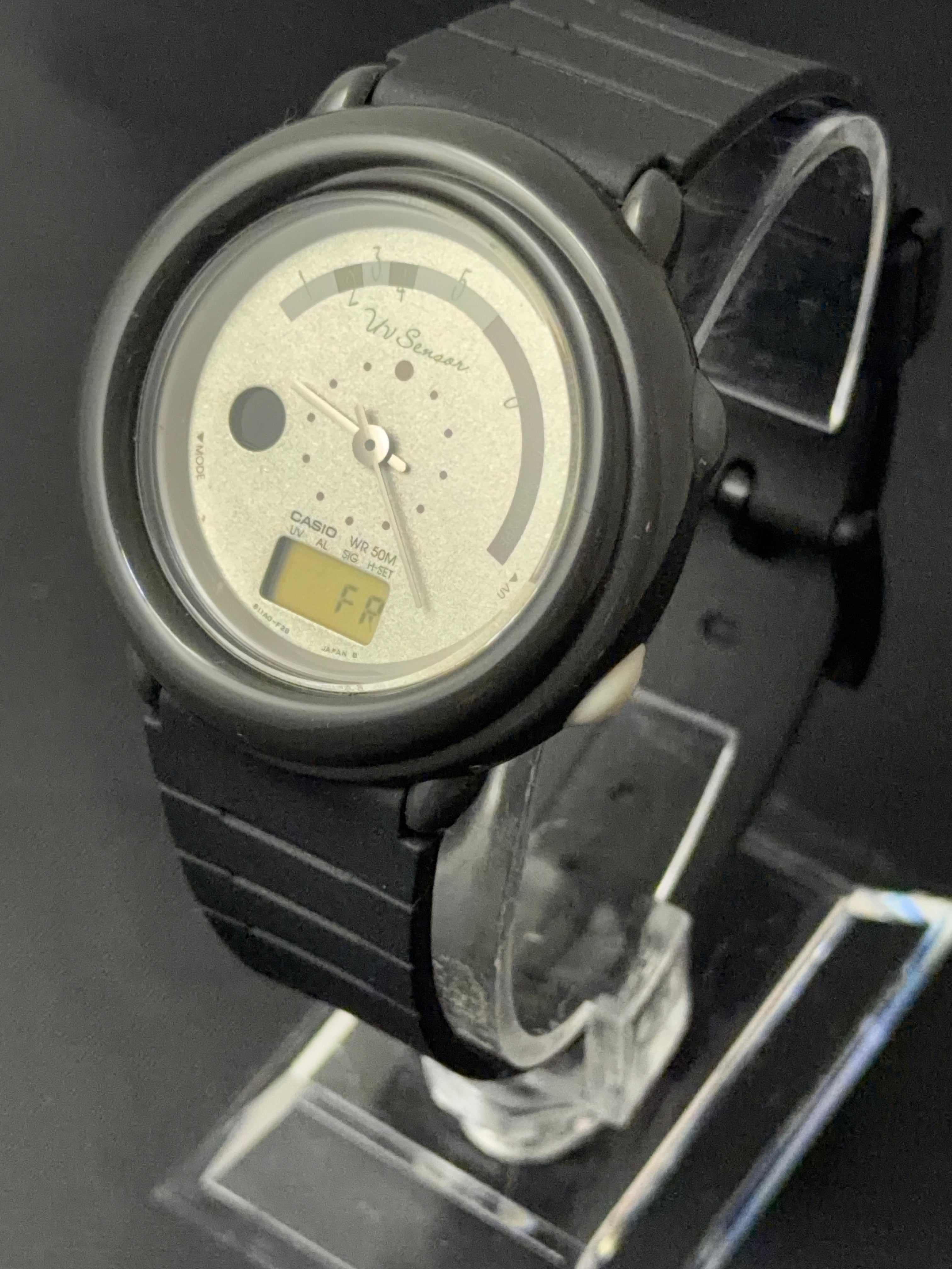 Casio UV-10 watch is an exceptionally Rare with UV Light Sensor
