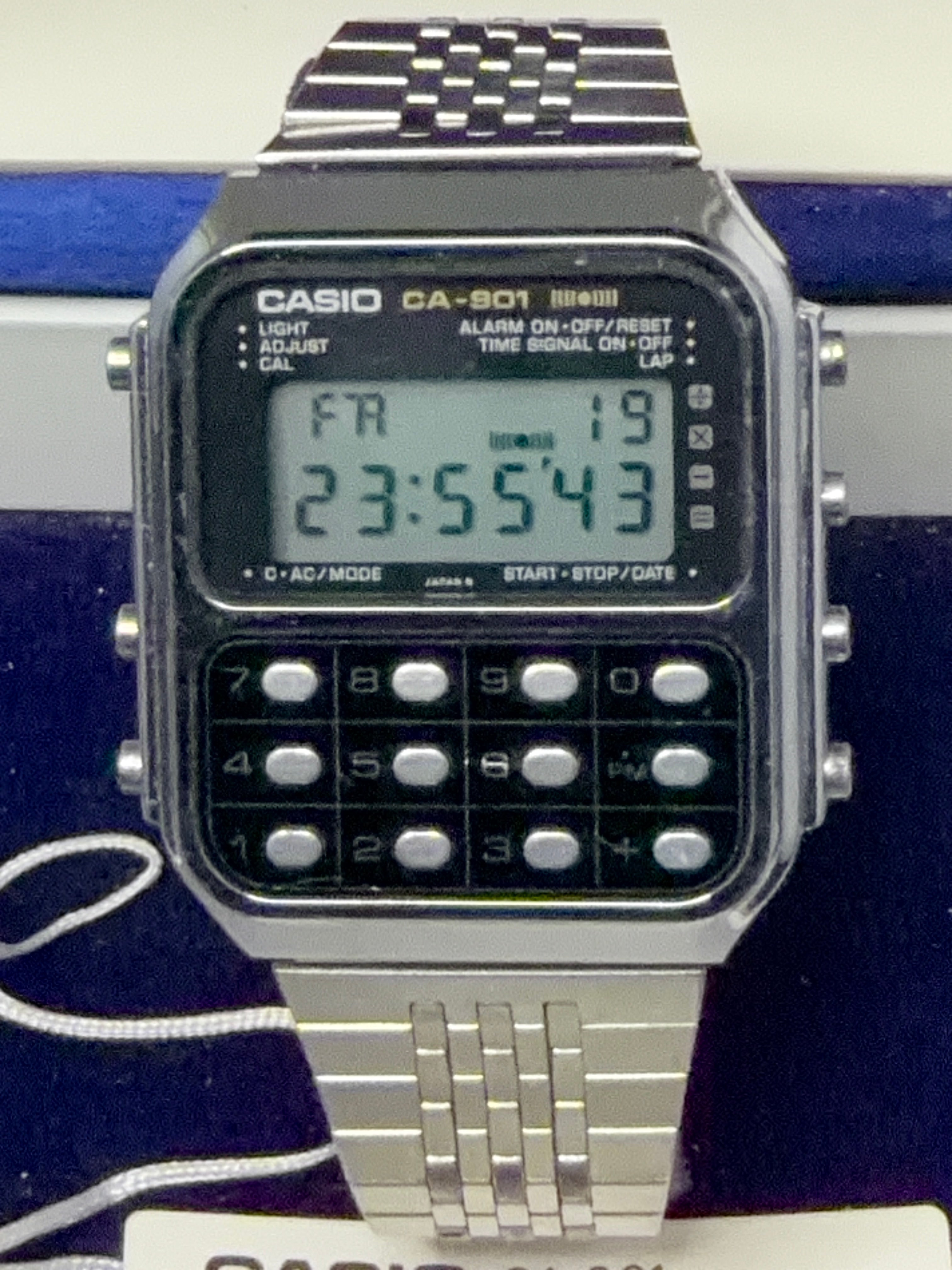 Casio CA-901 Calculator Watch FULL SET made in Japan 1982