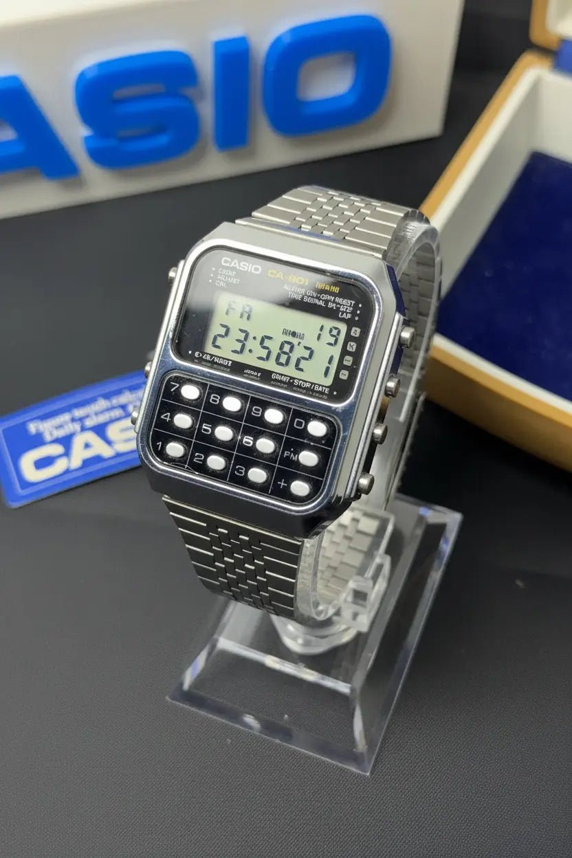 Casio CA-901 Calculator Watch FULL SET made in Japan 1982 - VINDIGI