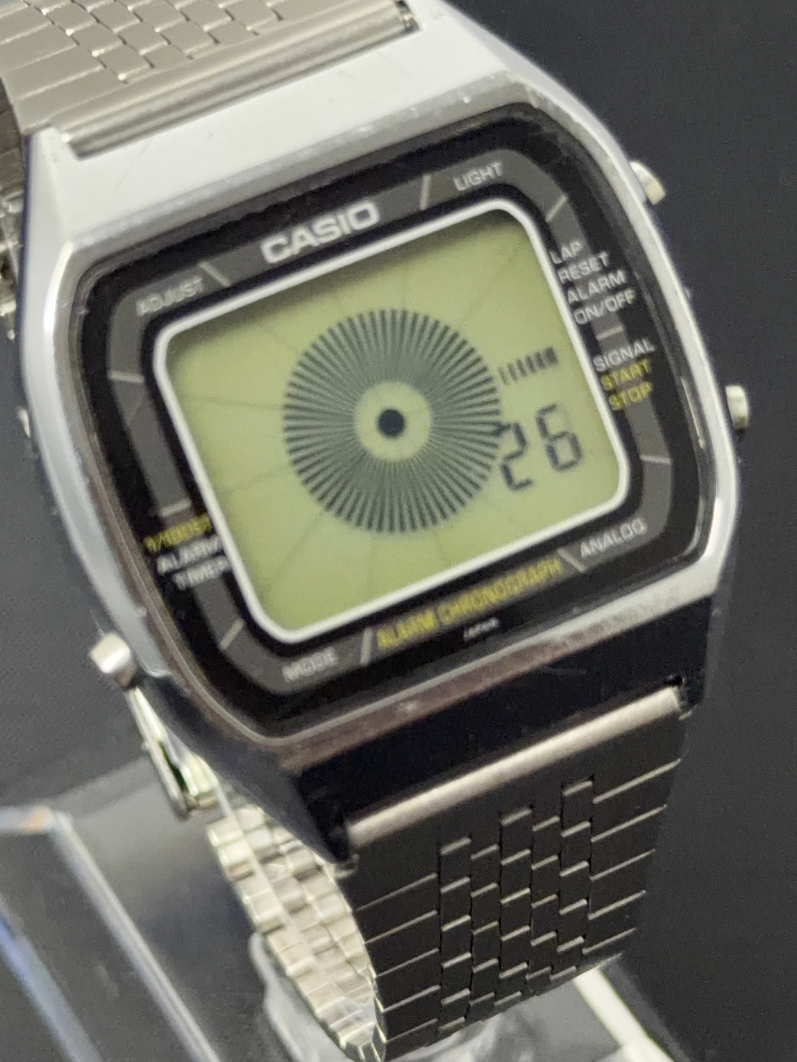 Casio A201 "Blue Thunder" legendary watch from 1981