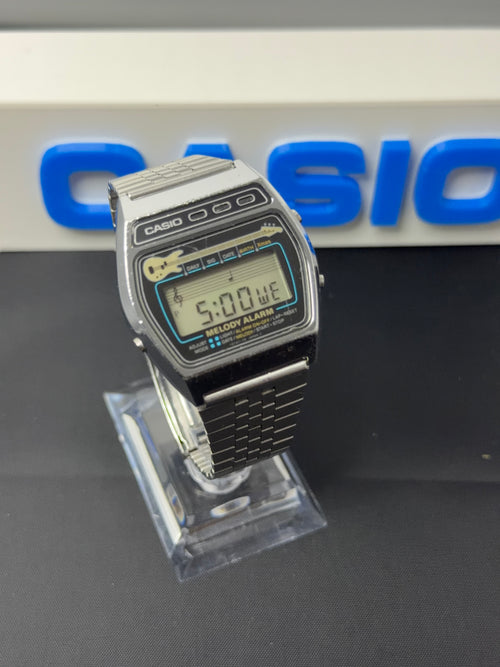 Casio M-321 highly collectible vintage digital "Melody Alarm" watch from 1980