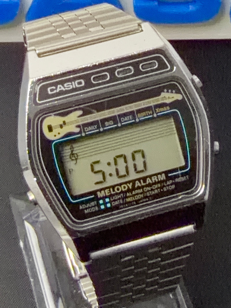Casio M-321 highly collectible vintage digital "Melody Alarm" watch from 1980