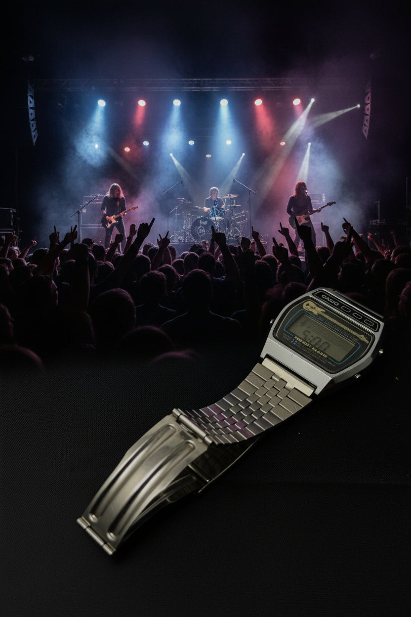 Casio M-321 highly collectible "Melody Alarm" watch from 1980