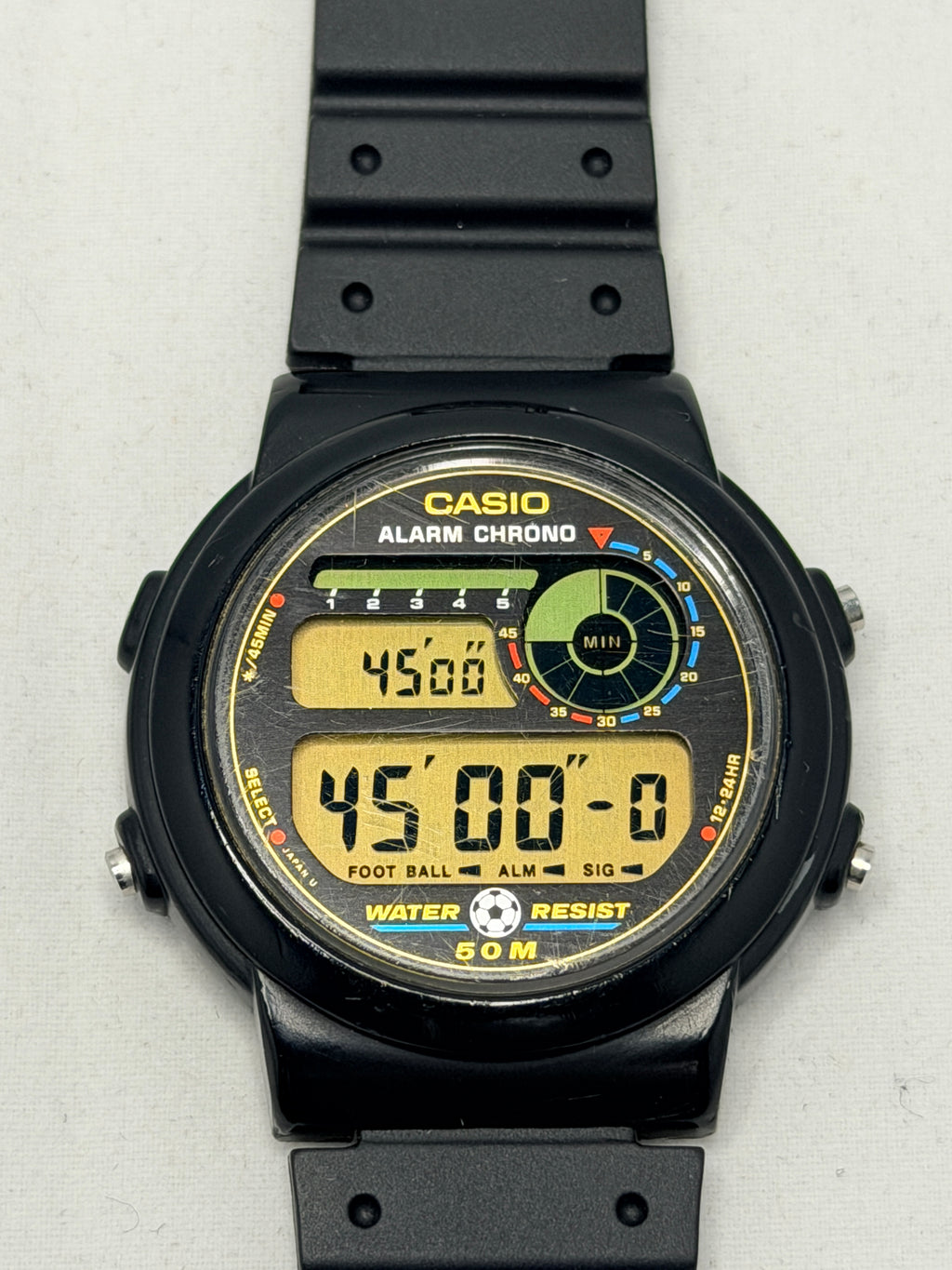 The Casio TRW-10 Released in 1988. "Football Timer" very rare