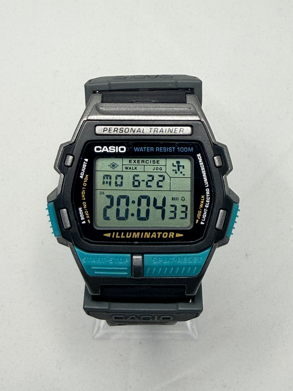 Casio JC-30 "Running Man" watch from 1990