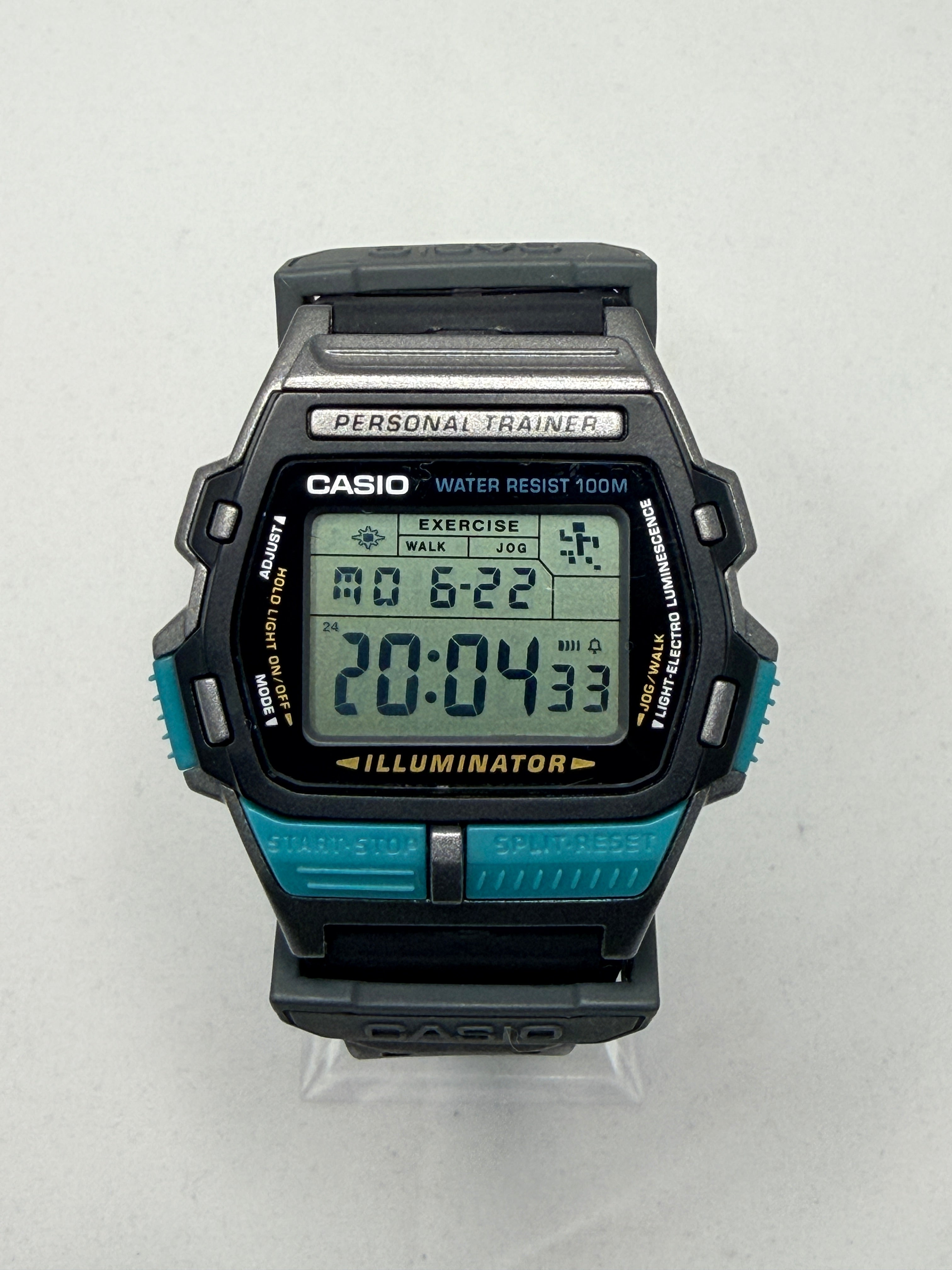 Casio JC-30 "Running Man" watch from 1990
