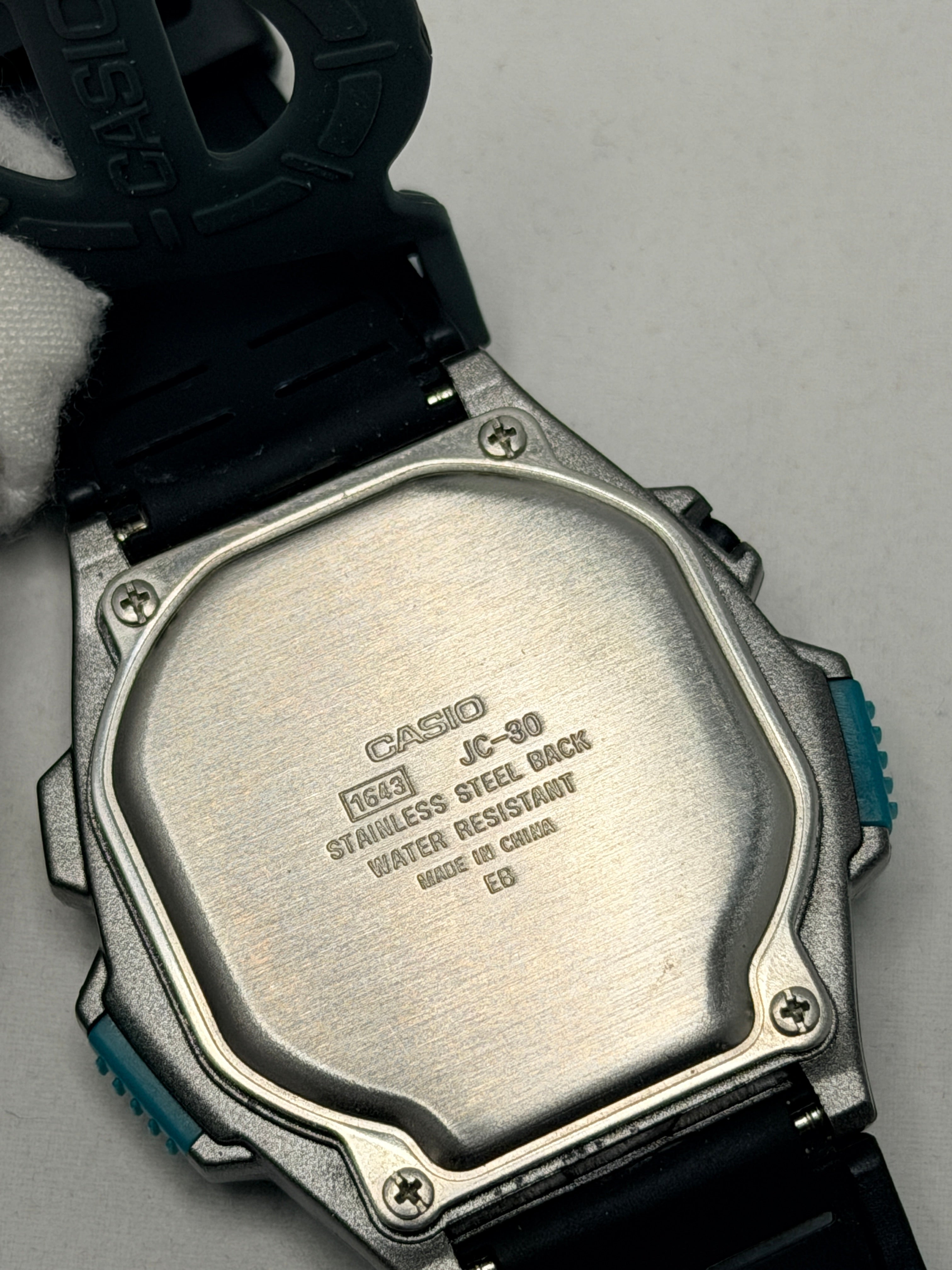 Casio JC-30 "Running Man" watch from 1990