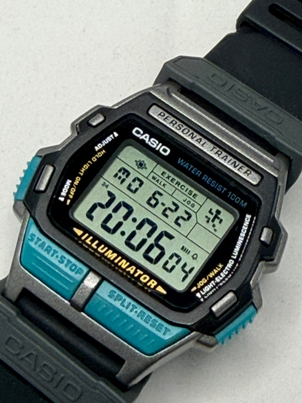 Casio JC-30 "Running Man" watch from 1990