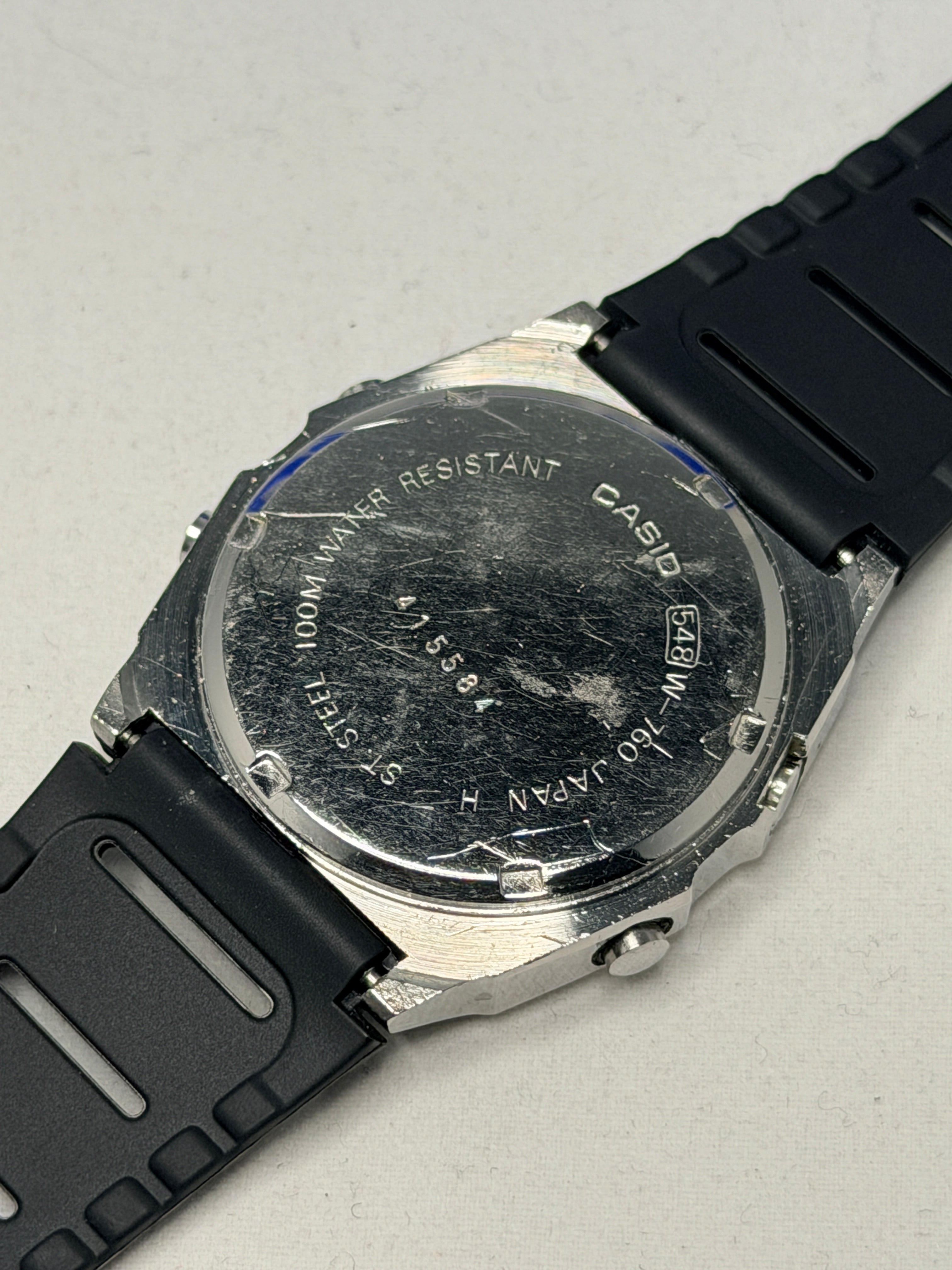Casio W-760 premium all-stainless steel construction Sports Watch from 1985