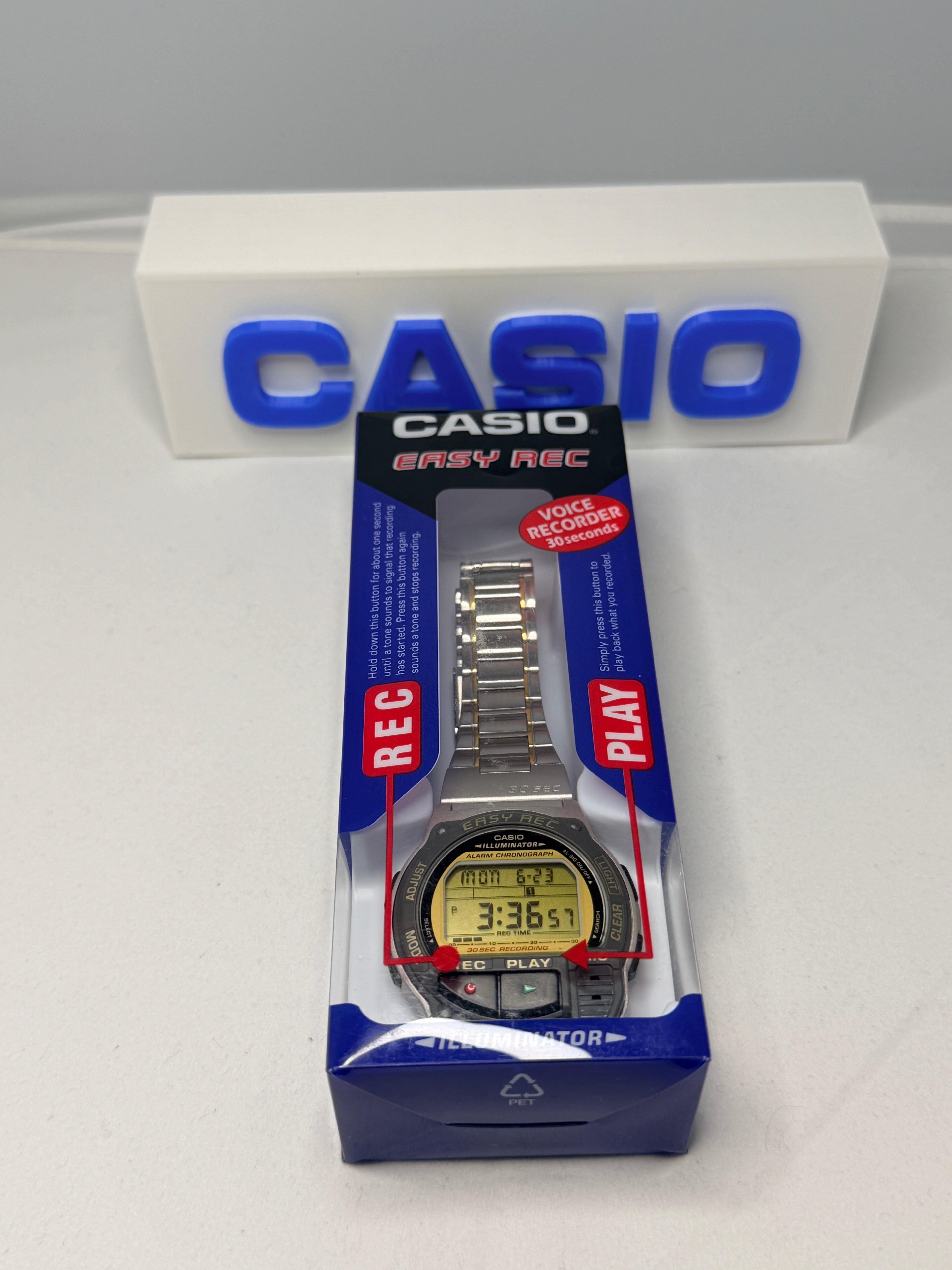 Casio Vintage A-V3-1T Easy Rec FULL SET New Old Stock