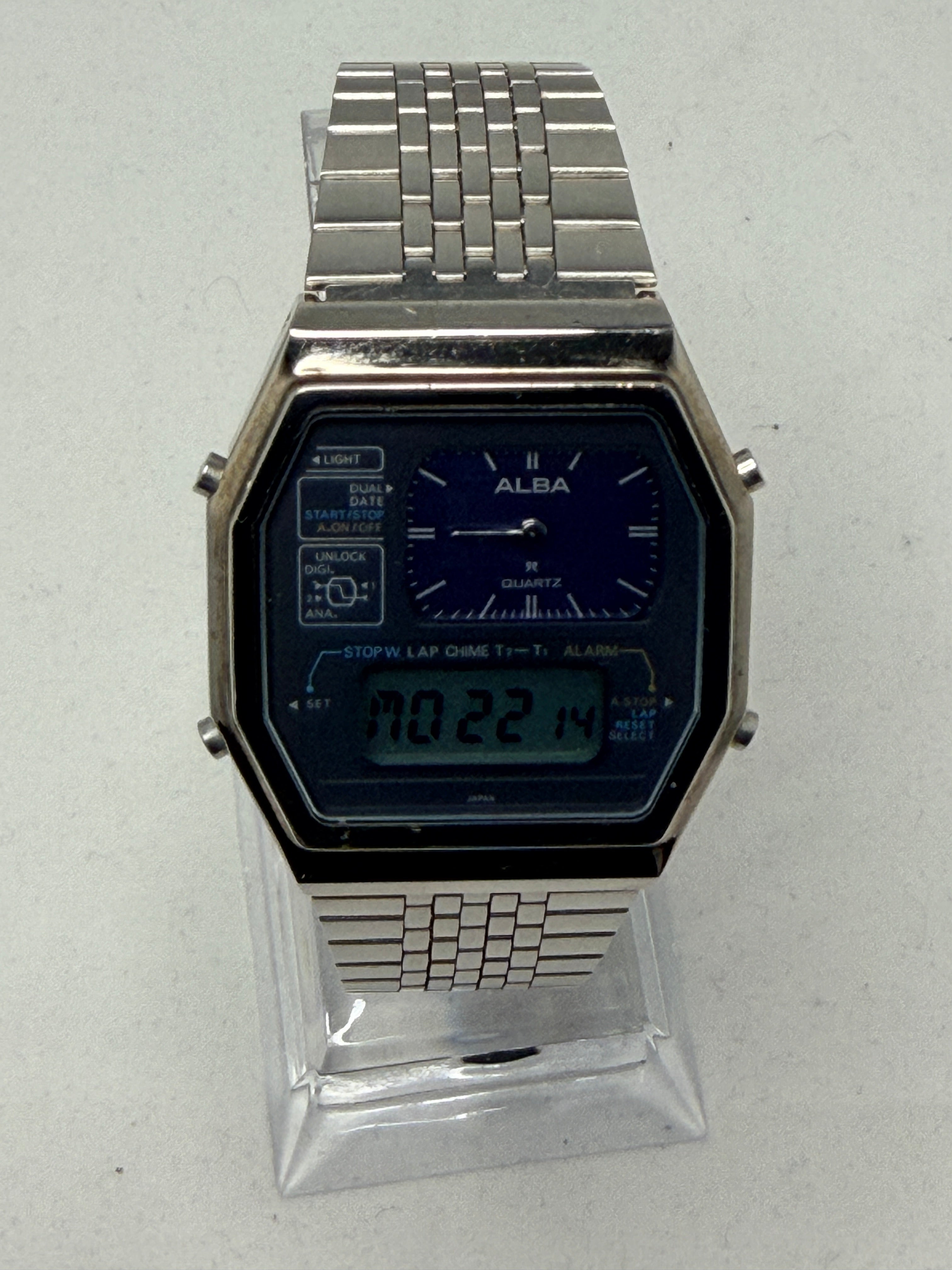 Vintage Seiko Alba Ana-Digi (Model Y651-504A) is a highly collectible