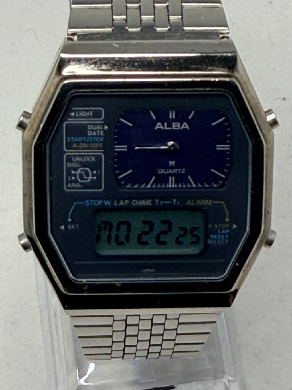 Vintage Seiko Alba Ana-Digi (Model Y651-504A) is a highly collectible