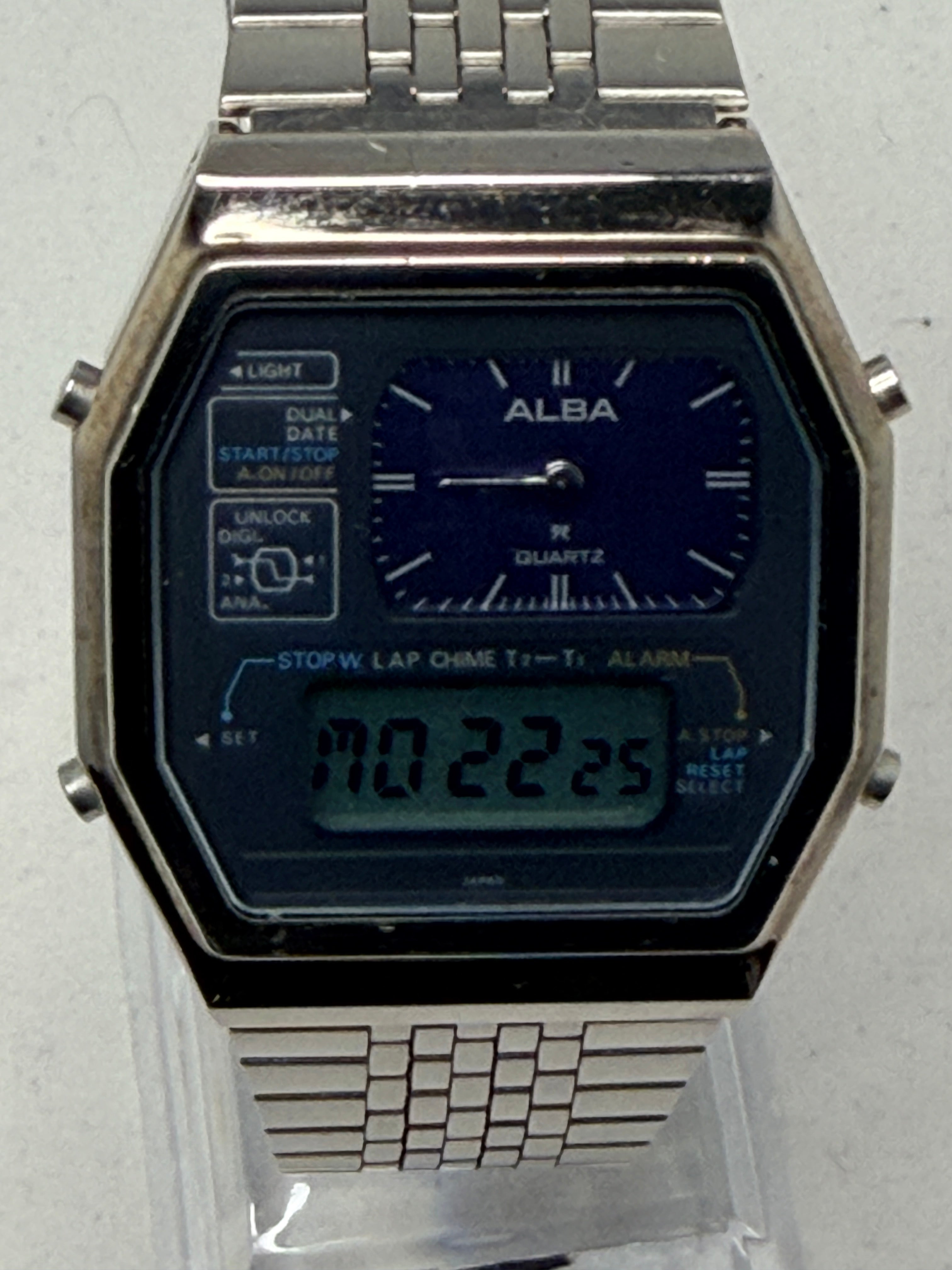 Vintage Seiko Alba Ana-Digi (Model Y651-504A) is a highly collectible