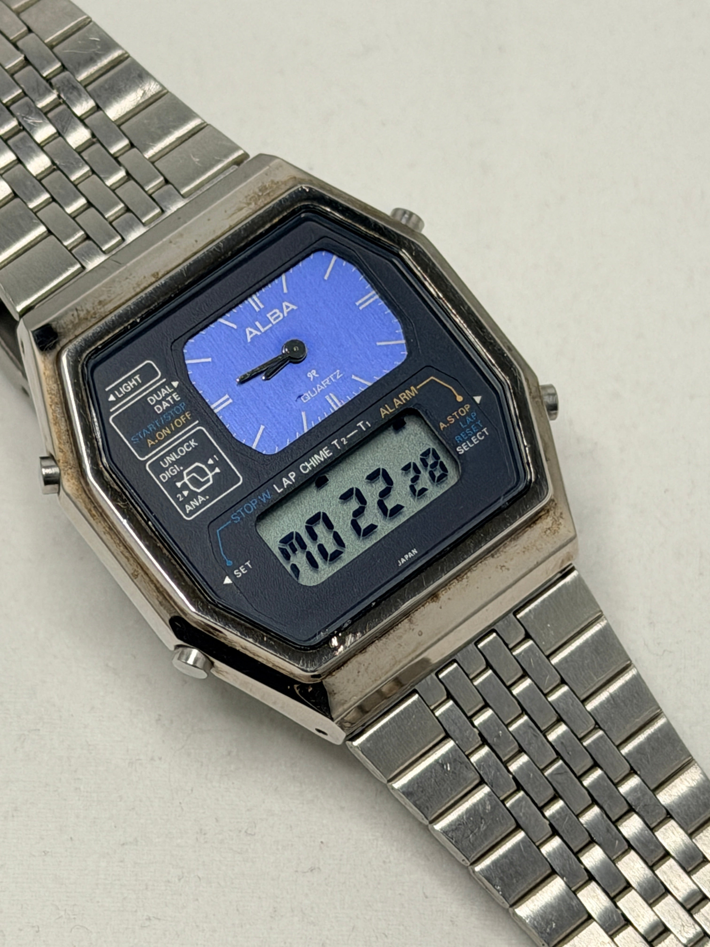 Vintage Seiko Alba Ana-Digi (Model Y651-504A) is a highly collectible