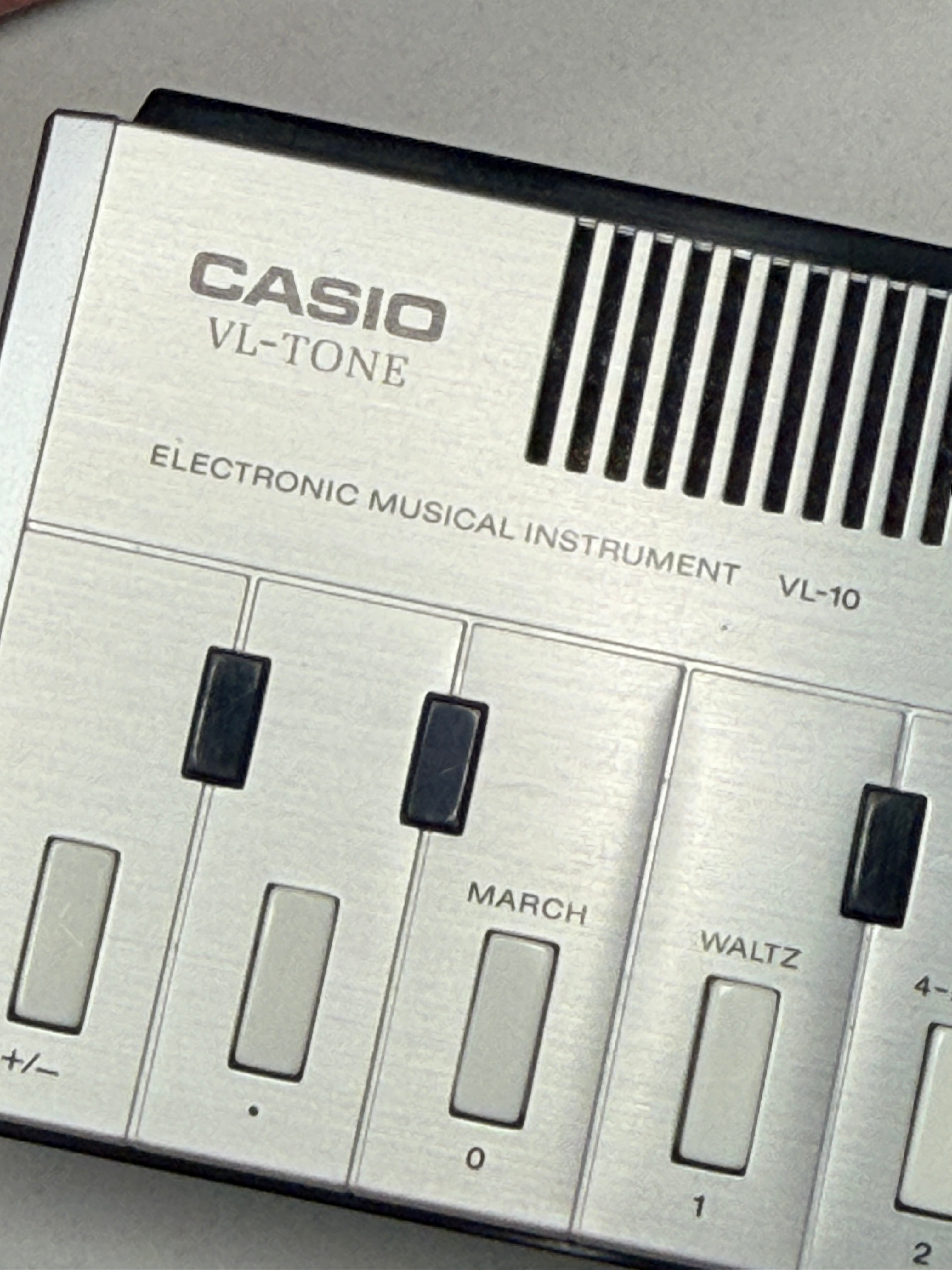 Casio VL-10 synthesiser keyboards (from 1982) the smallest ever made very rare