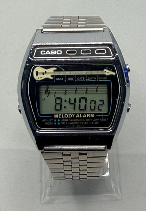 Casio M-321 highly collectible "Melody Alarm" watch from 1980
