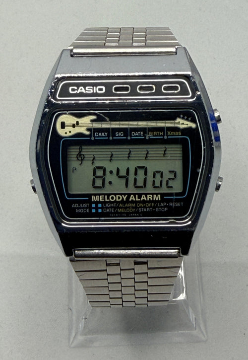 Casio M-321 highly collectible "Melody Alarm" watch from 1980