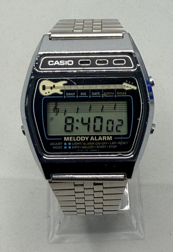 Casio M-321 highly collectible "Melody Alarm" watch from 1980