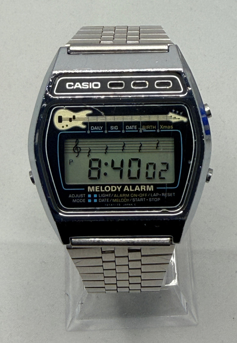 Casio M-321 highly collectible "Melody Alarm" watch from 1980