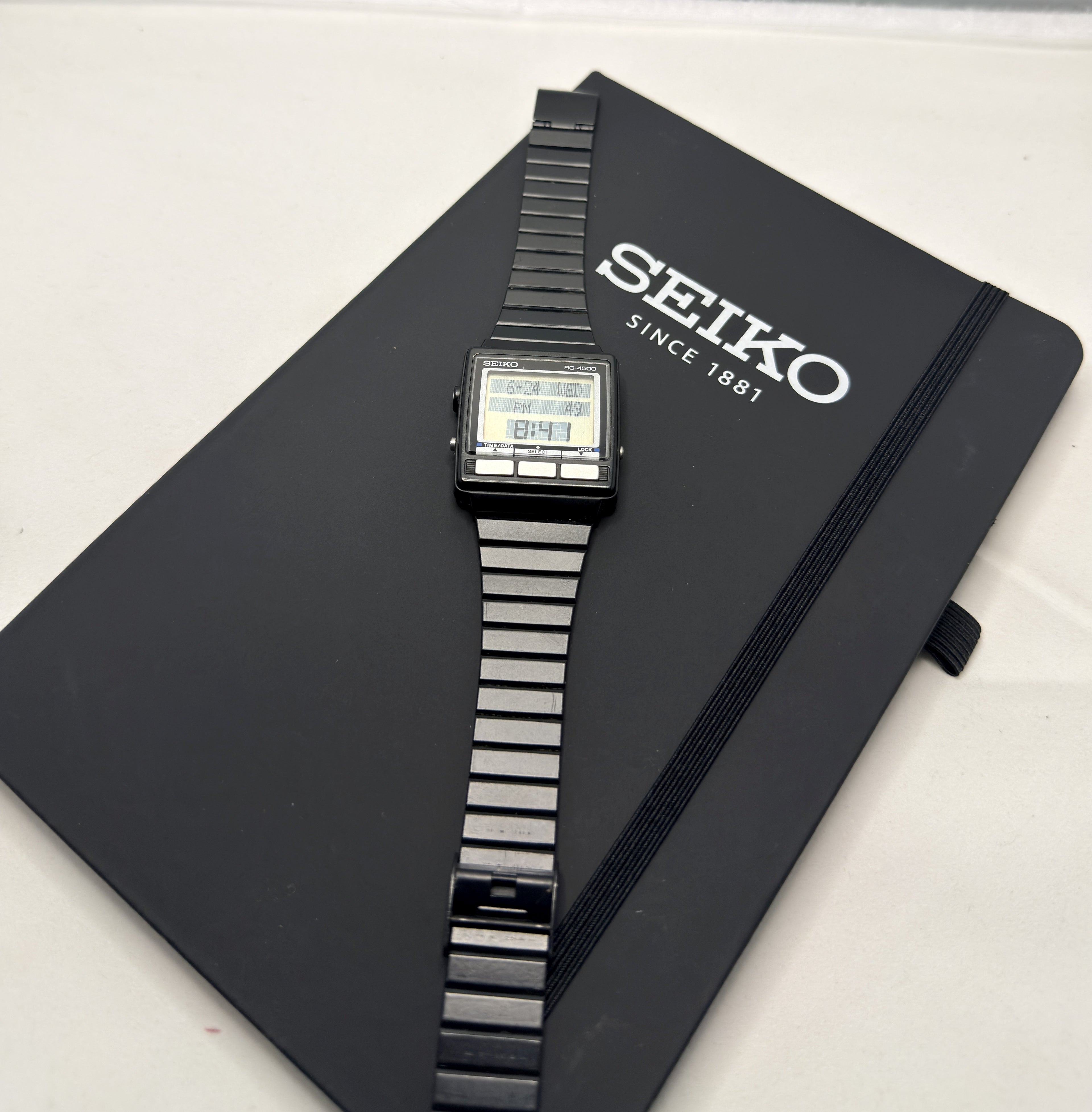 Seiko RC-4500 Data-Graph smart watch from 1985