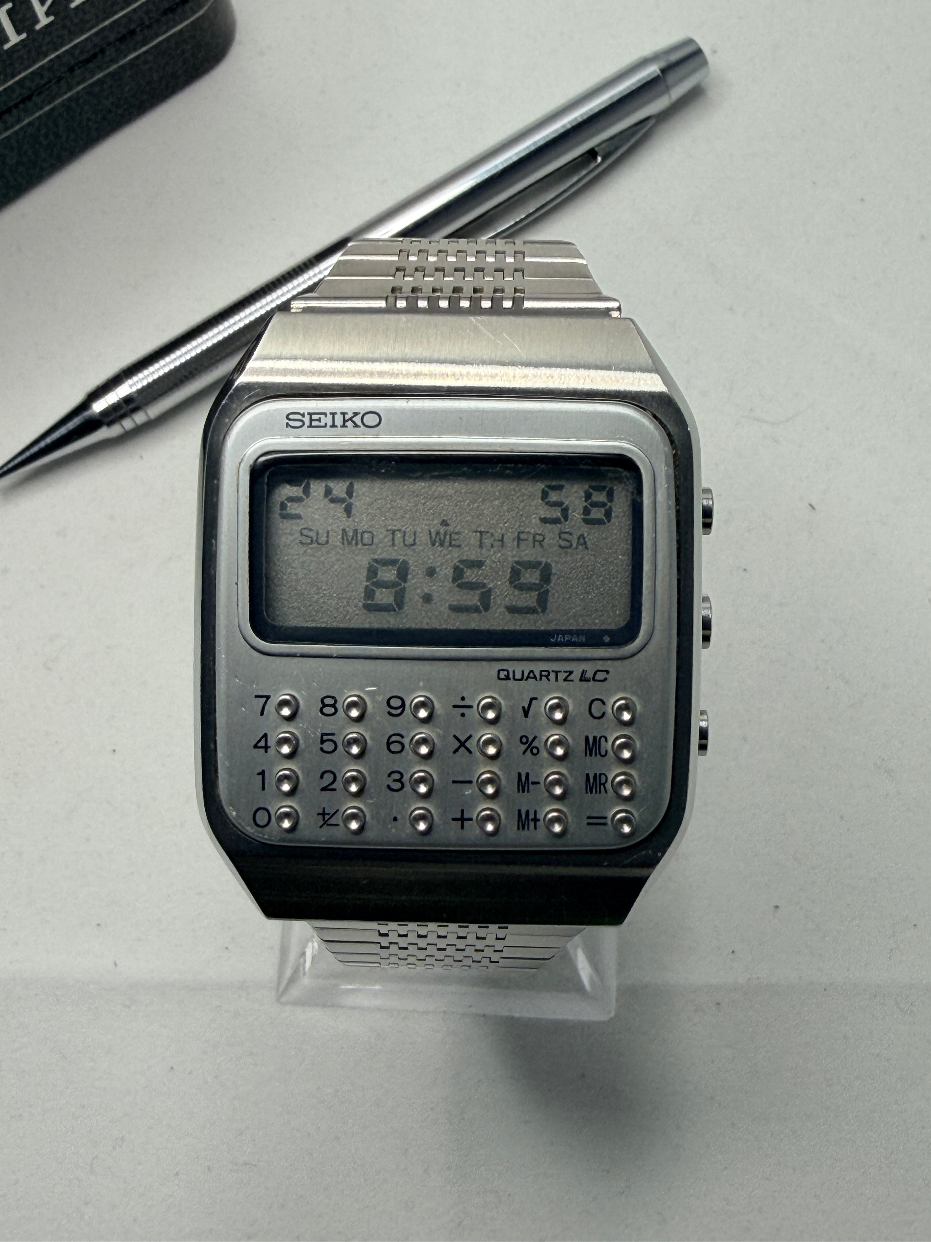 The Seiko C153-5007 is a historically significant calculator watch made in 1977