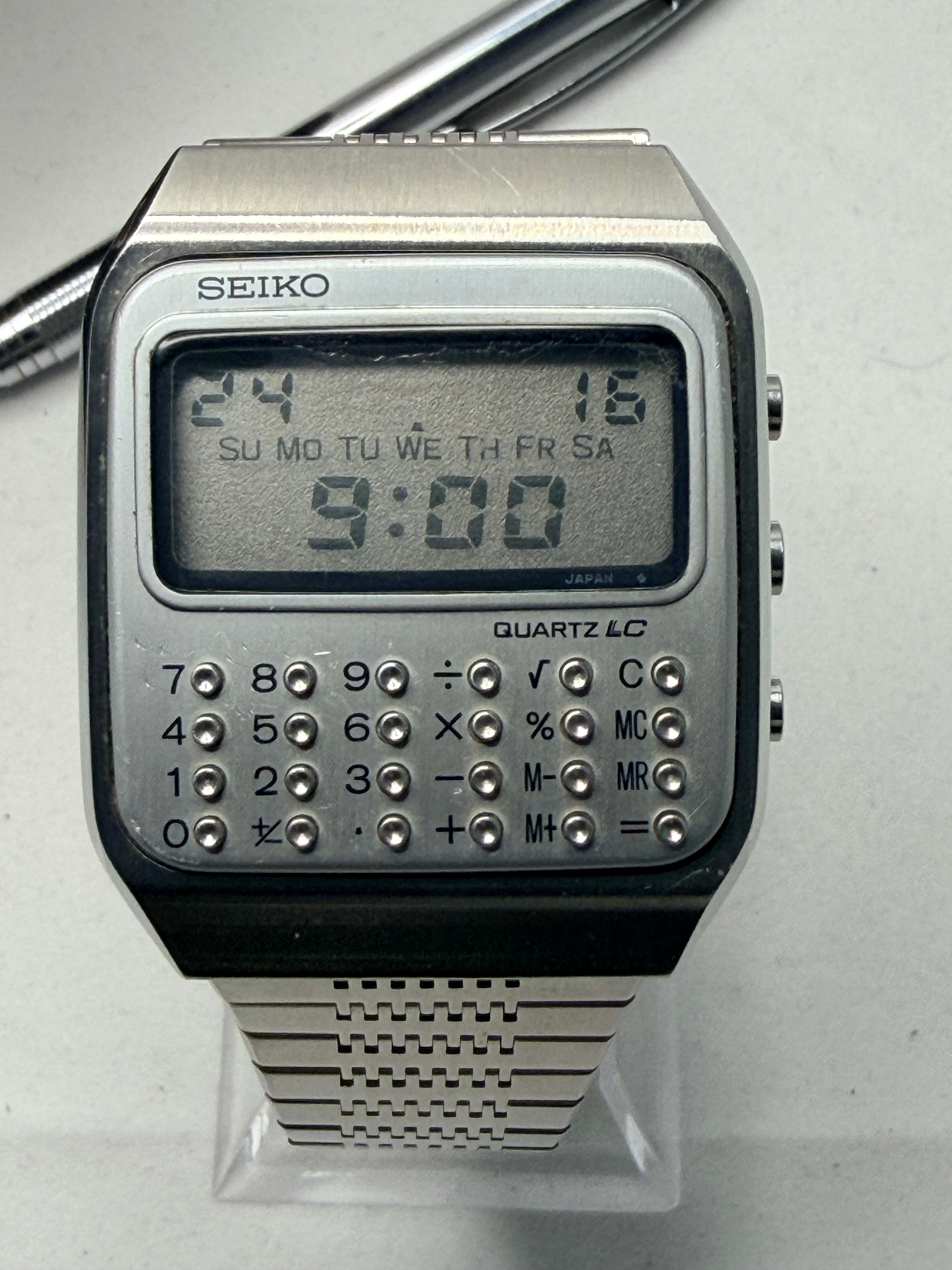 The Seiko C153-5007 is a historically significant calculator watch made in 1977