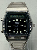 Seiko H357-5140 rare "Ana-Digi" quartz watch made in 1981 James Bond 007