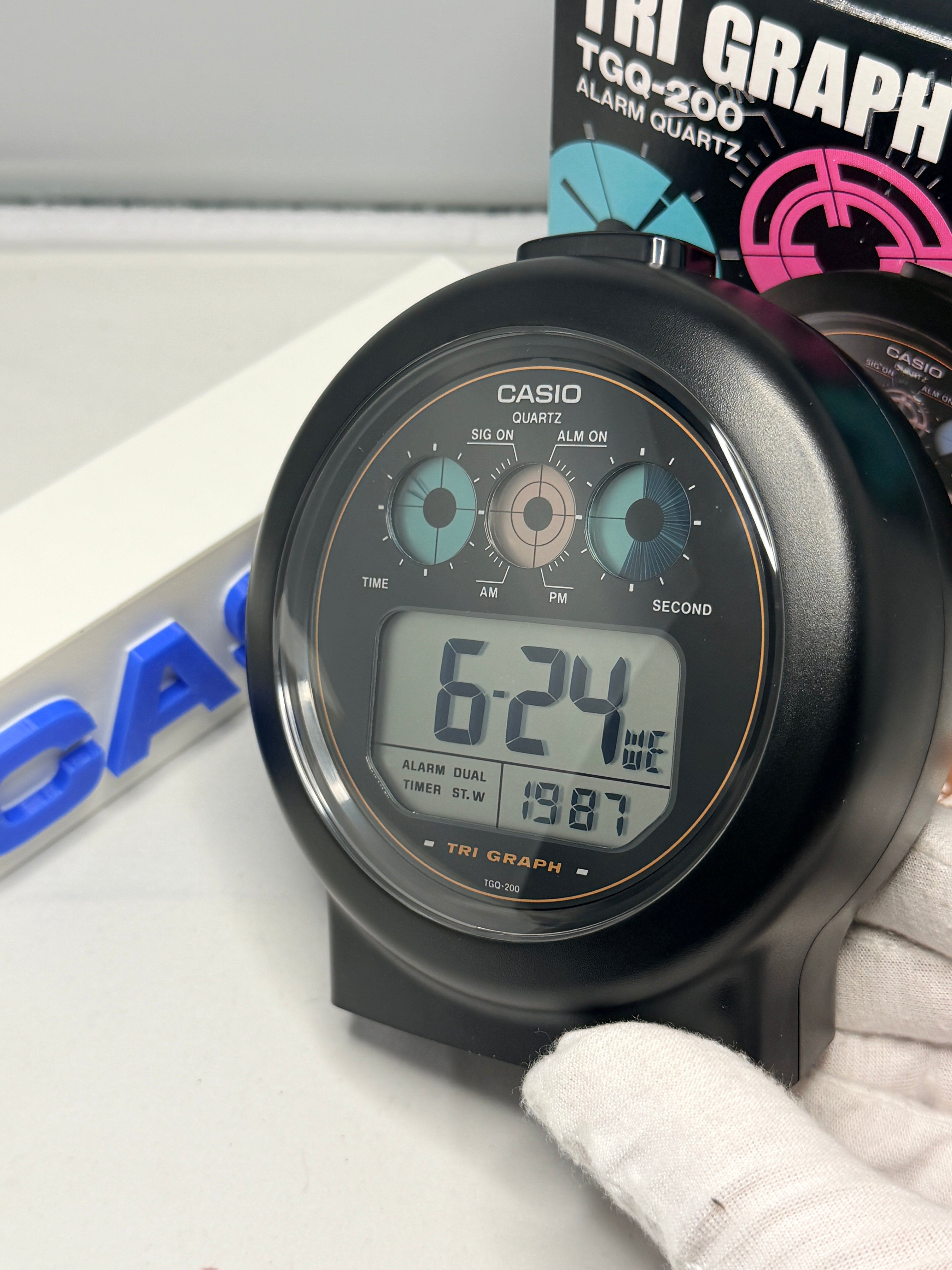 Casio TGQ-200 Tri-Graph Alarm Clock  A piece of history, A collectors Holy GRAIL