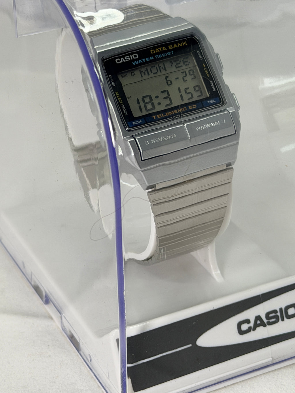 Casio DB-520 databank watch first introduced in 1985 Japan made