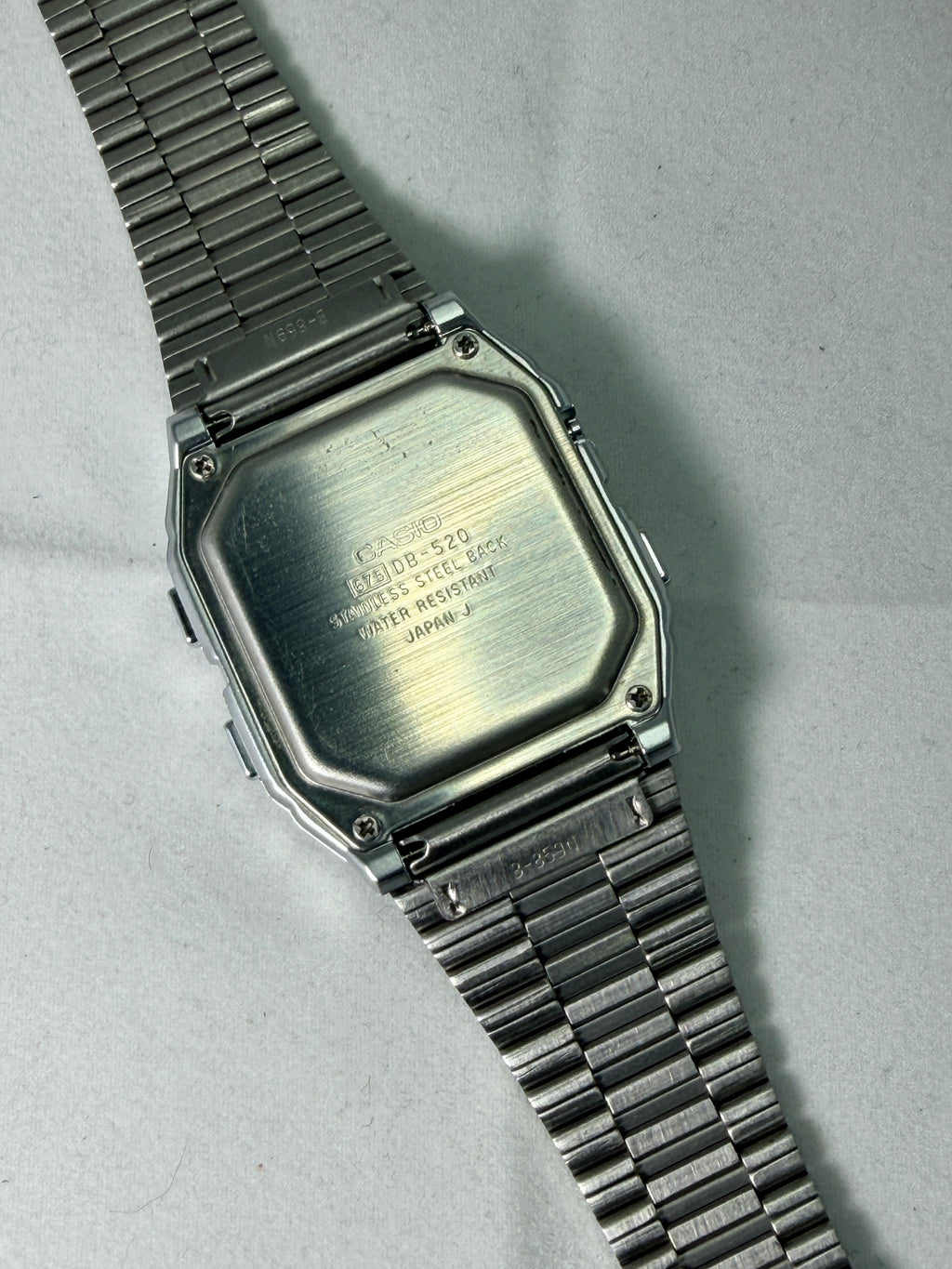 Casio DB-520 databank watch first introduced in 1985 Japan made
