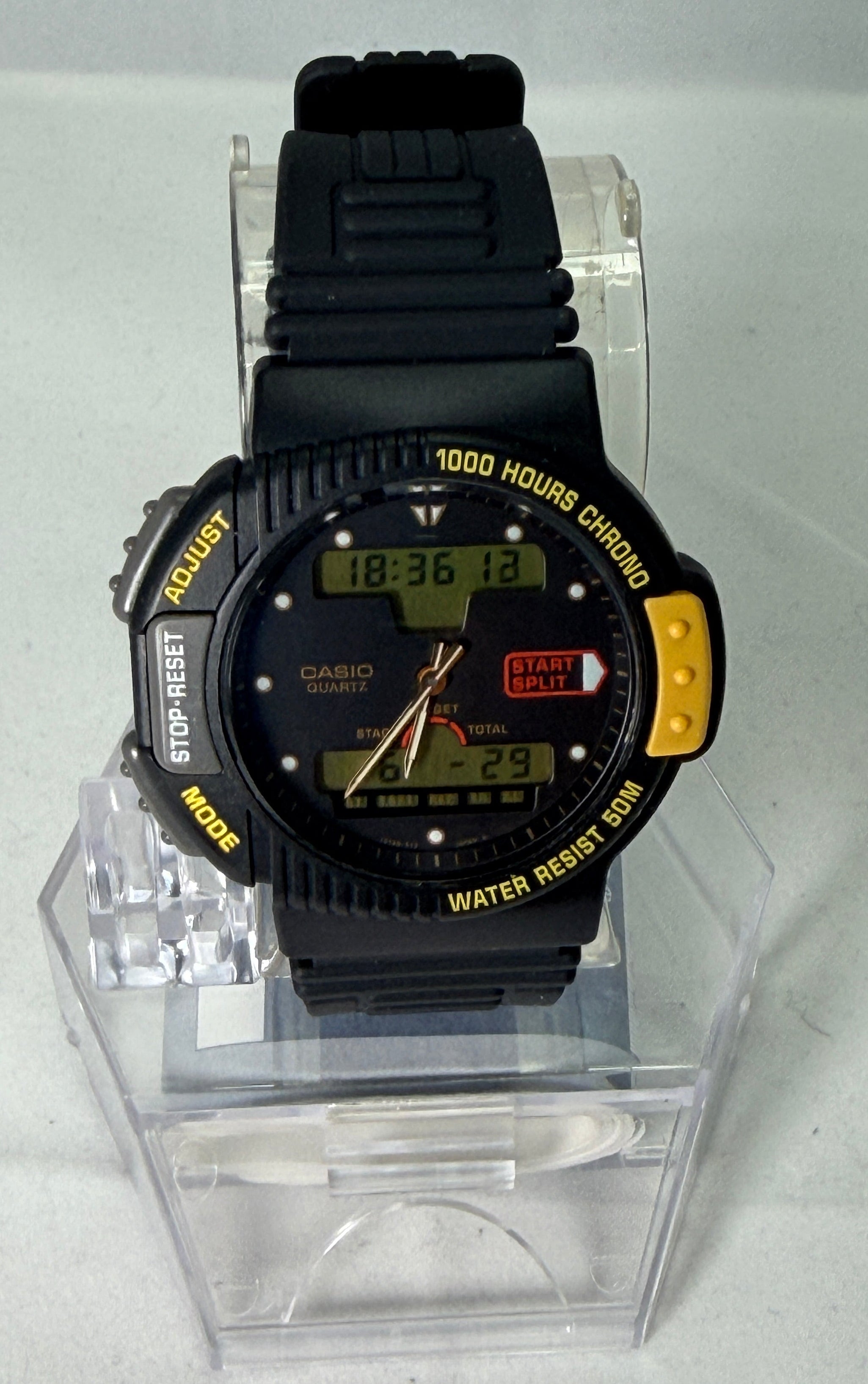 Casio AW-23 ultra-rare "Ana-Digi" watch originally released by Casio in 1992.