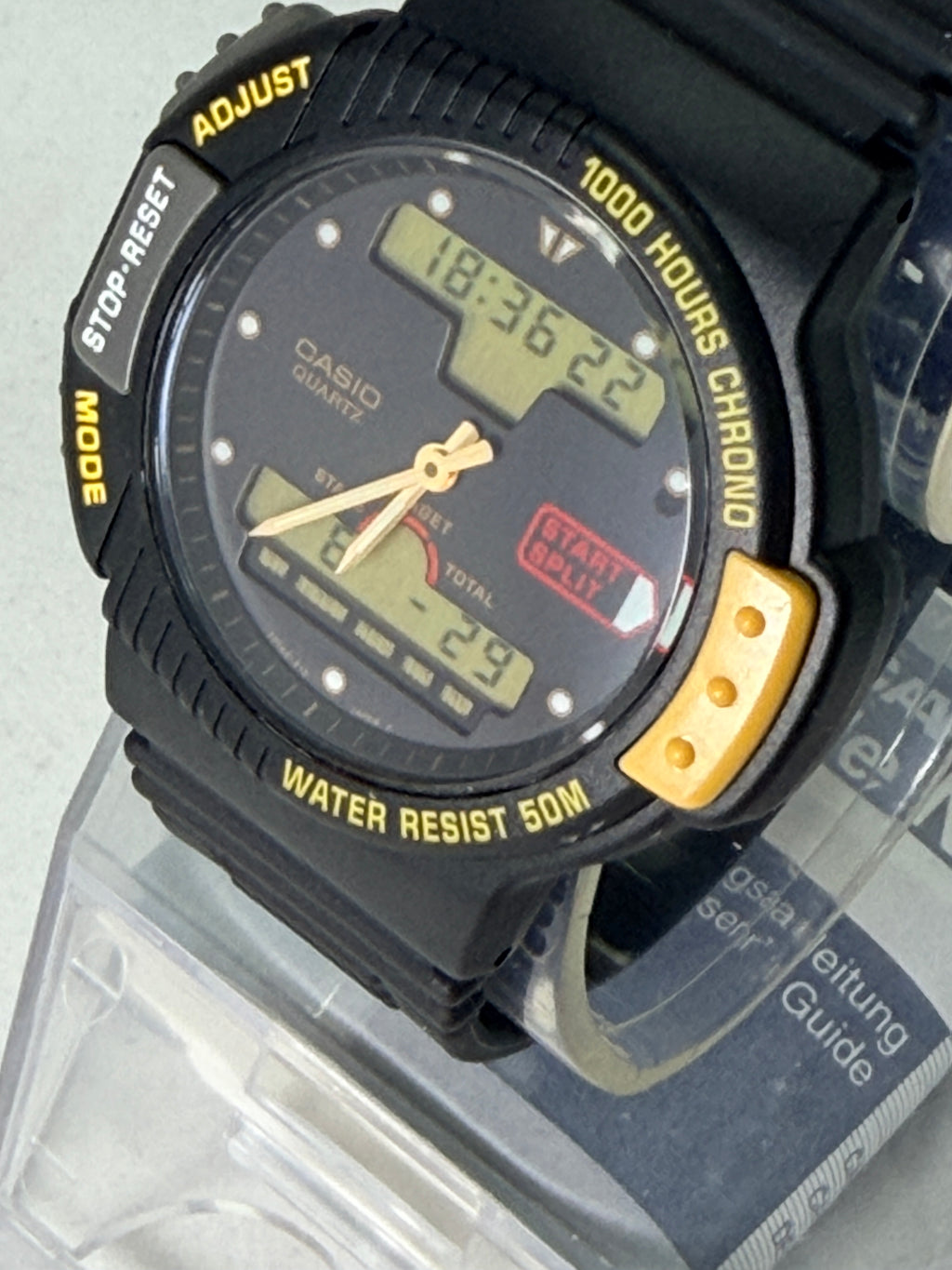 Casio AW-23 ultra-rare "Ana-Digi" watch originally released by Casio in 1992.