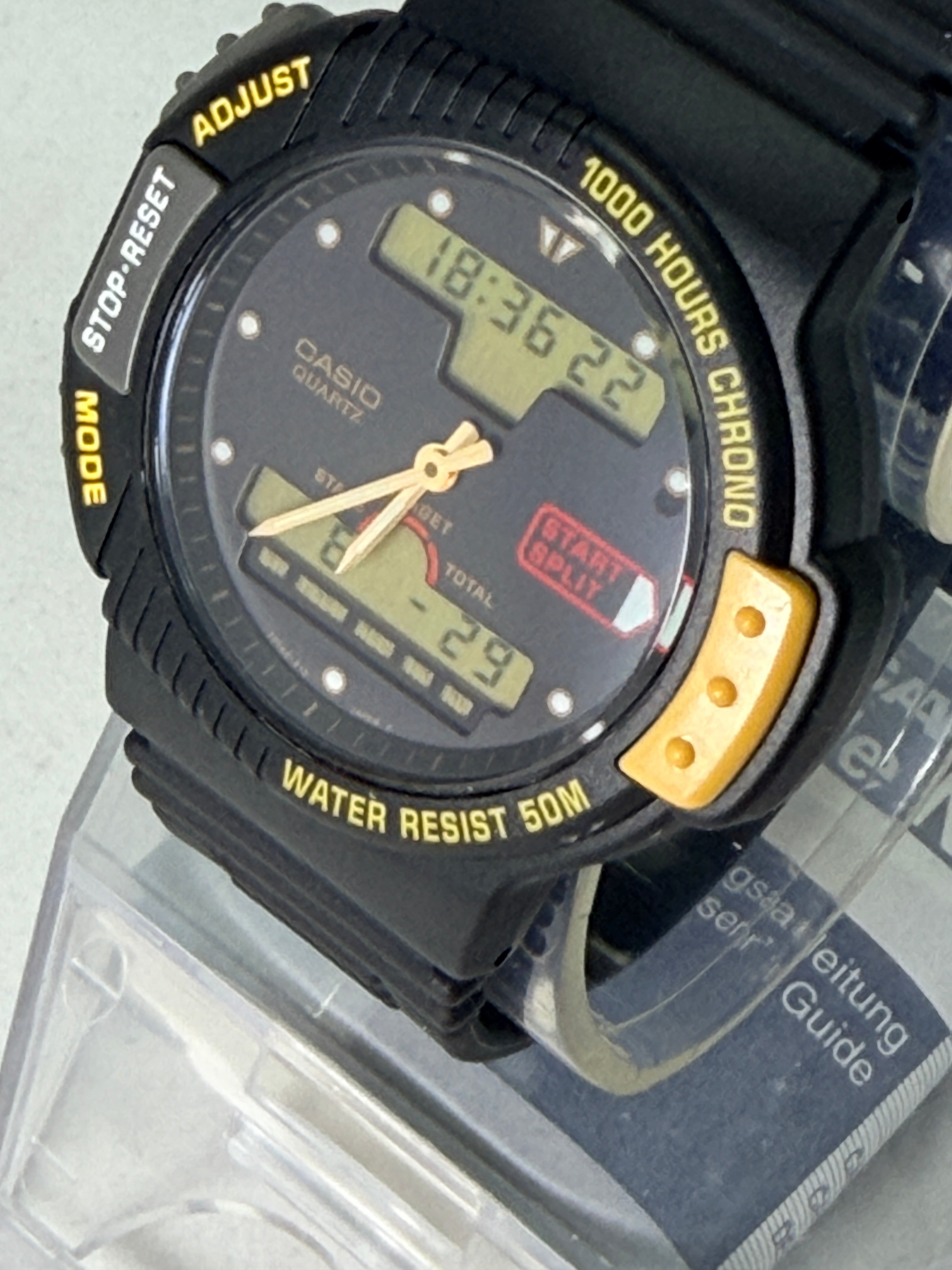 Casio AW-23 ultra-rare "Ana-Digi" watch originally released by Casio in 1992.