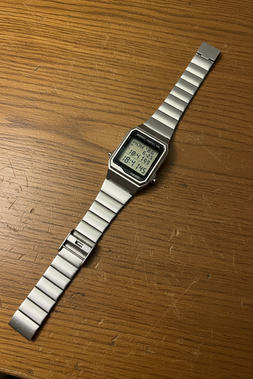 Casio VDB-200 digital touchscreen "Data Bank" watch from 1996 Japan
