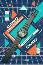 Casio TRI GRAPH Watch and Clock TGW-10 and TGQ-200 Bundle Set