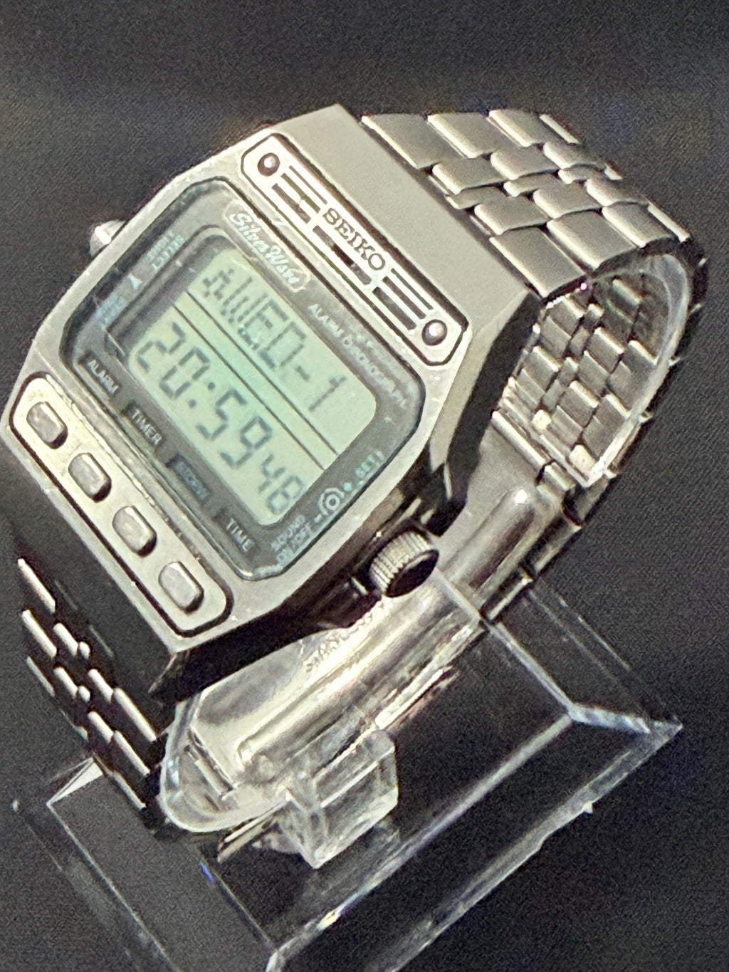 Seiko Silver Wave D229-5000 top-tier dot-matrix from 1981 Japan