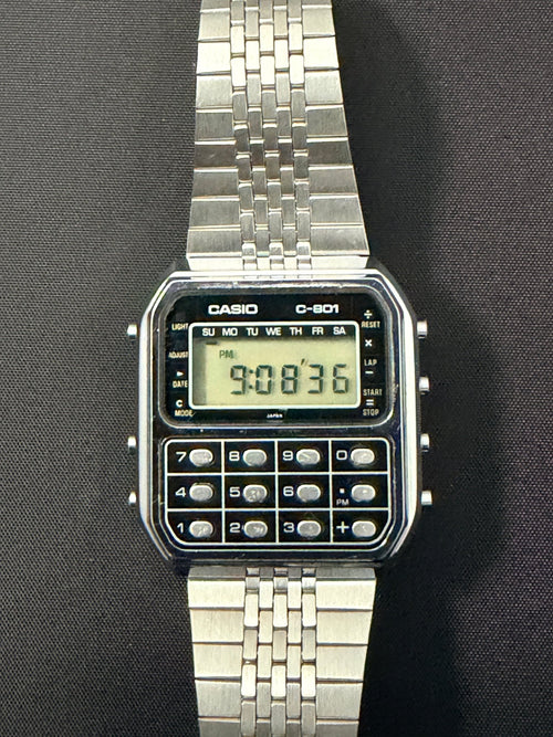 Casio C-801 Calculator Watch from 1980 Japan