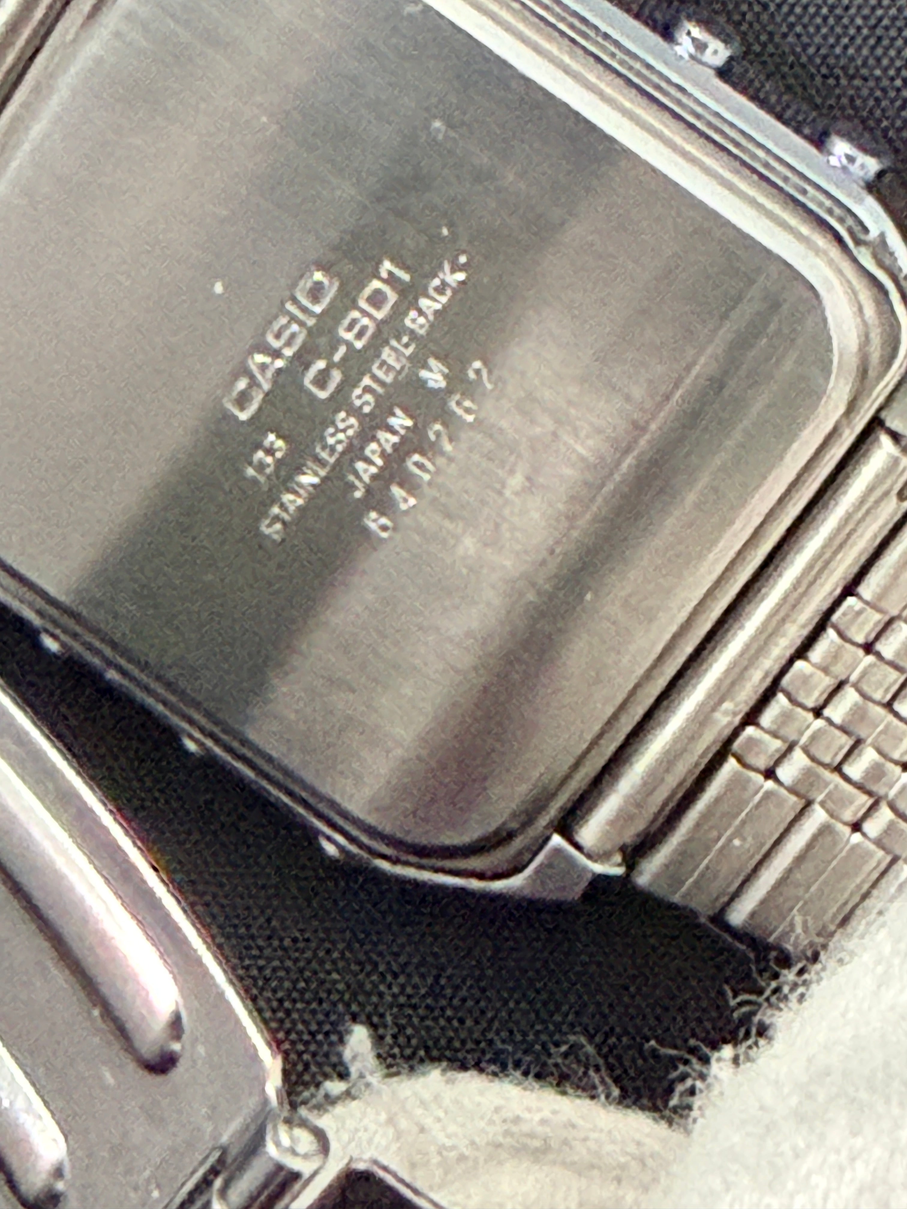 Casio C-801 Calculator Watch from 1980 Japan