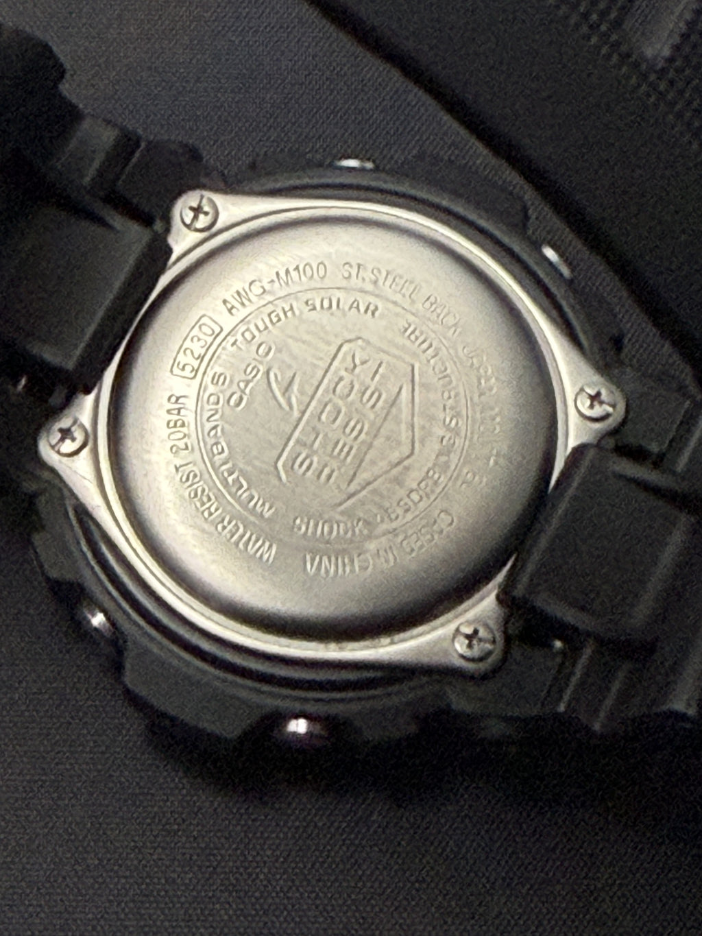 Casio G-Shock AWG-M100 highly reliable analogue-digital sports watch
